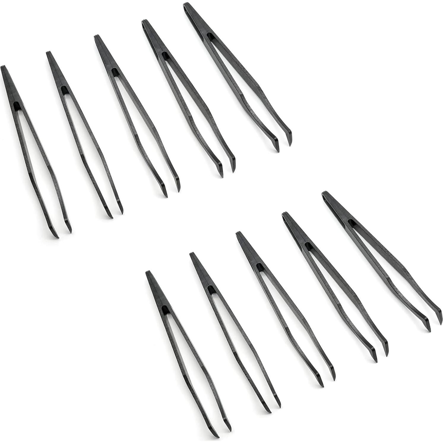 Juego de 10 Pinzas de Plástico Antiestáticas Qjaiune 115mm