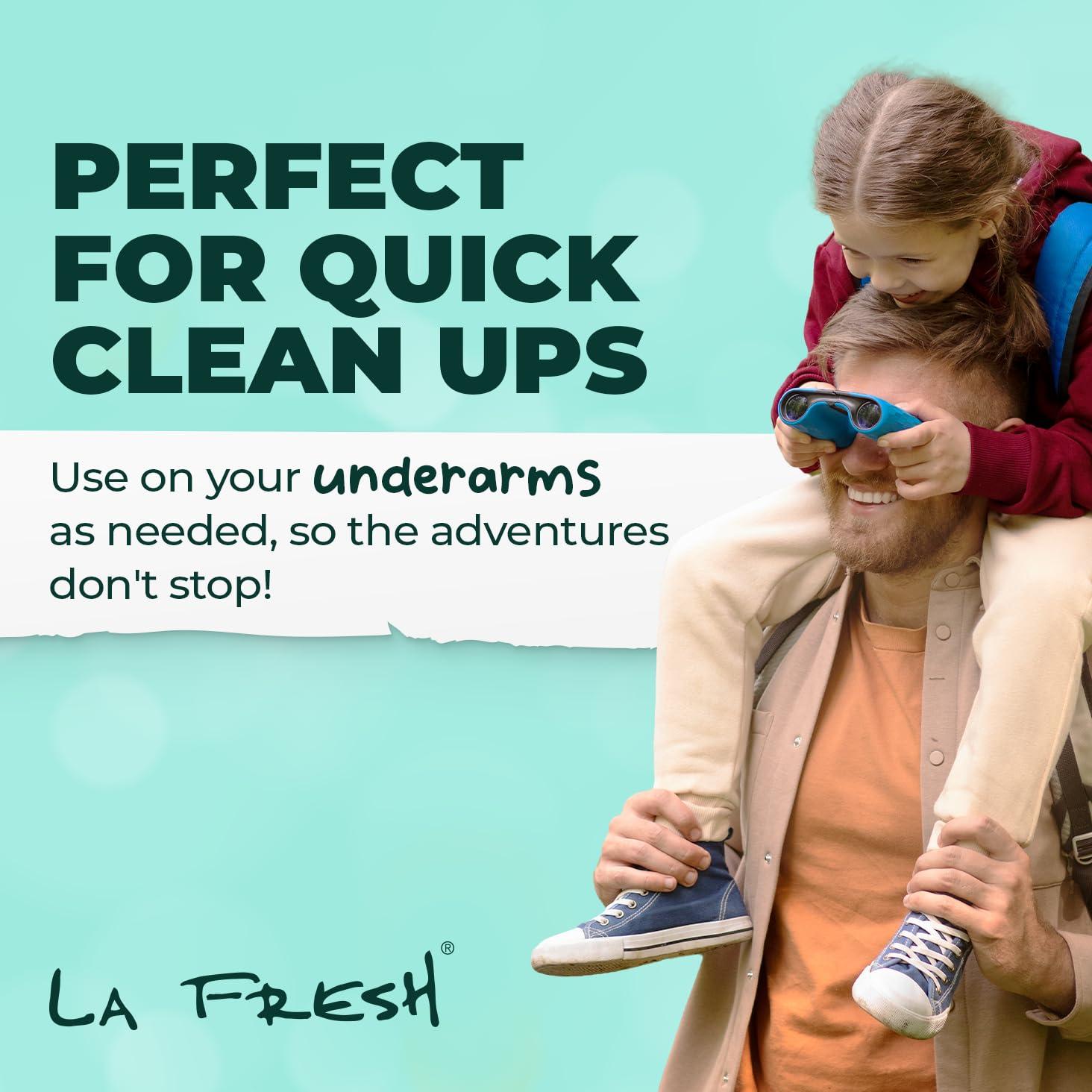 Toallitas Antitranspirantes LA Fresh - 30 Toallitas Desodorantes