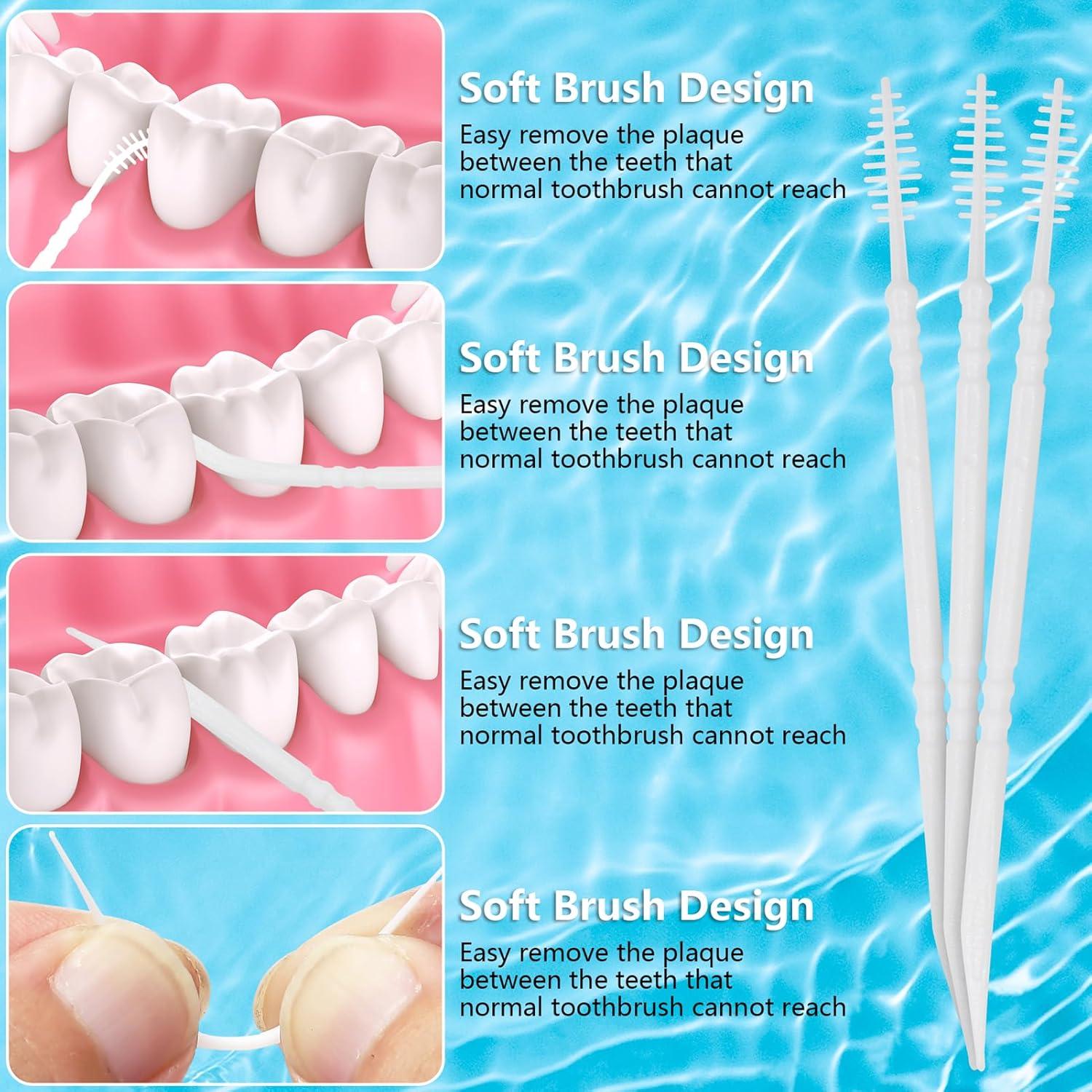 Palillos Interdentales DanTicy Coco 600PCS - Hilo Dental Suave