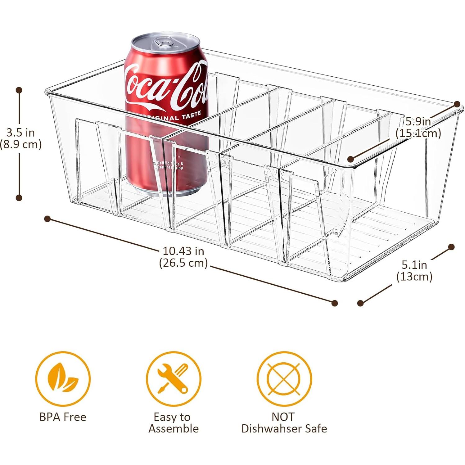 Organizadores de Almacenamiento Puricon 2 Pack 26.5x13x8.9 cm