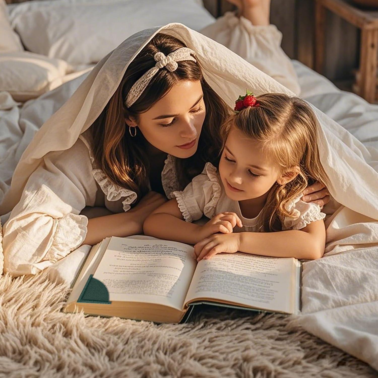 Marcadores de Libros de Cuero Kdafio - 6 Pcs Abanico Personalizables