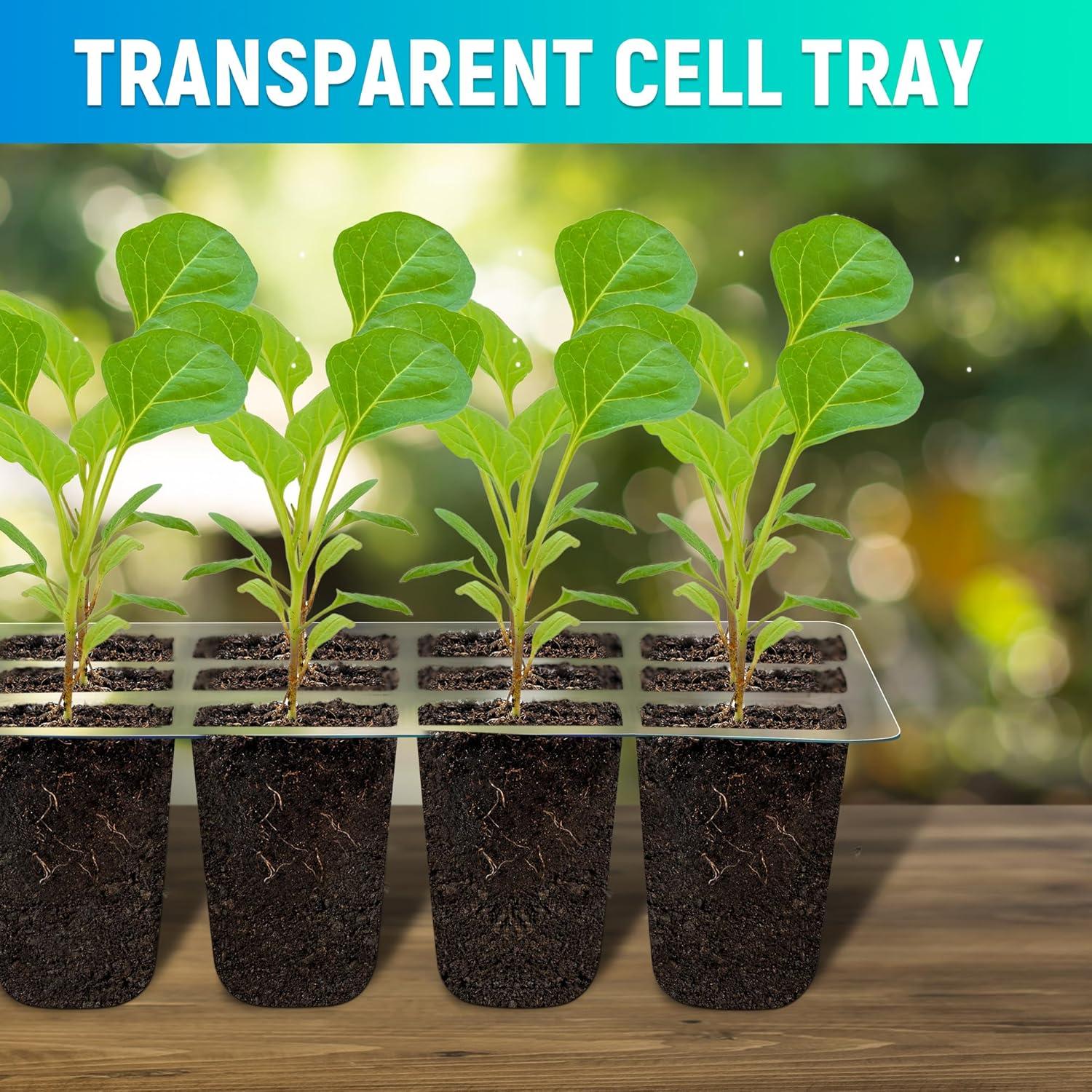 Bandeja de Inicio de Semillas LYDTICK con Luz y Temporizador