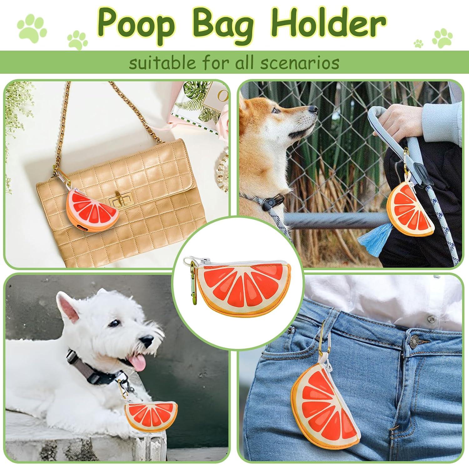 Dispensador de bolsas de caca BlissBud Pomelo Mediano