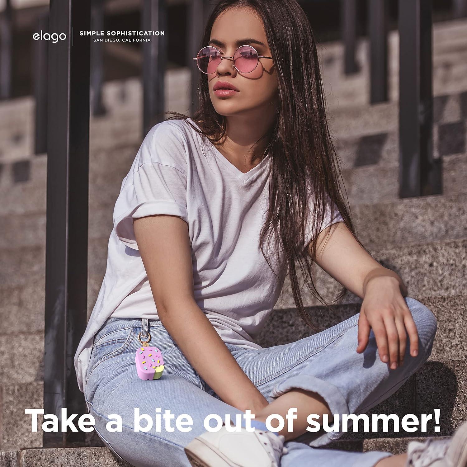 Funda de Helado elago para AirPods Pro 2 - Arándano, Carga Inalámbrica