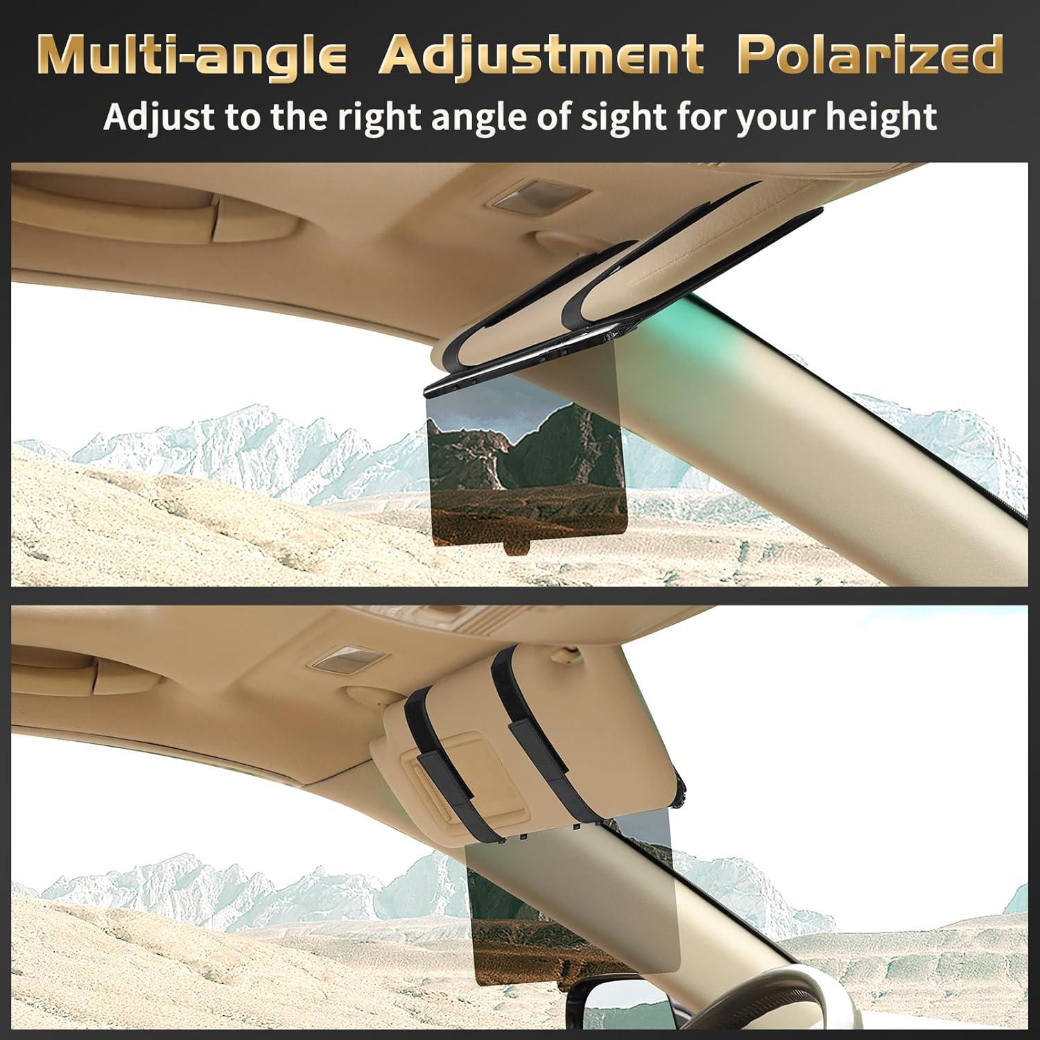 Extensor de Visera Solar Polarizada PJLJY con Organizador