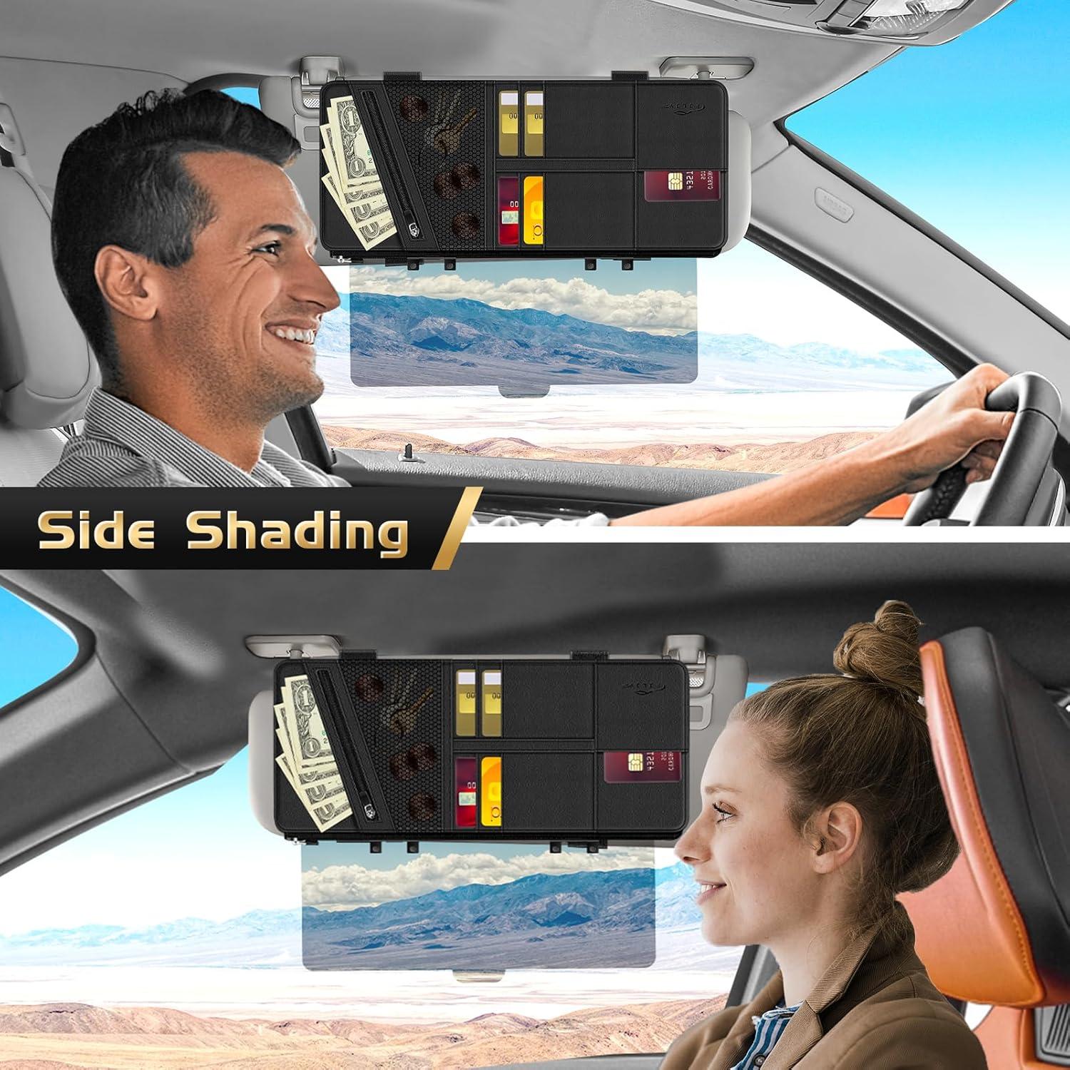 Extensor de Visera Solar Polarizada PJLJY con Organizador