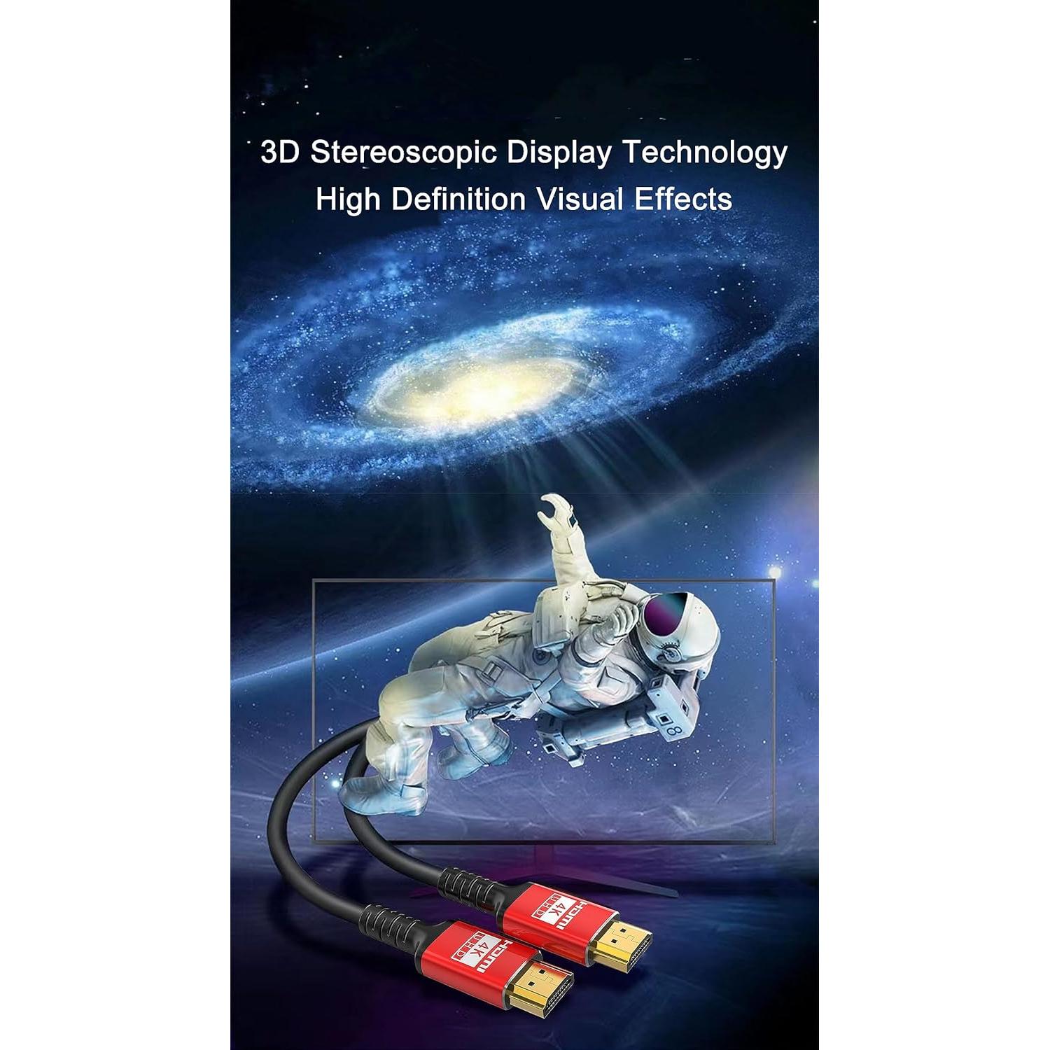 Cable HDMI 4K 15.24 m Eareyesail 18Gbps Soporta PS5 Xbox