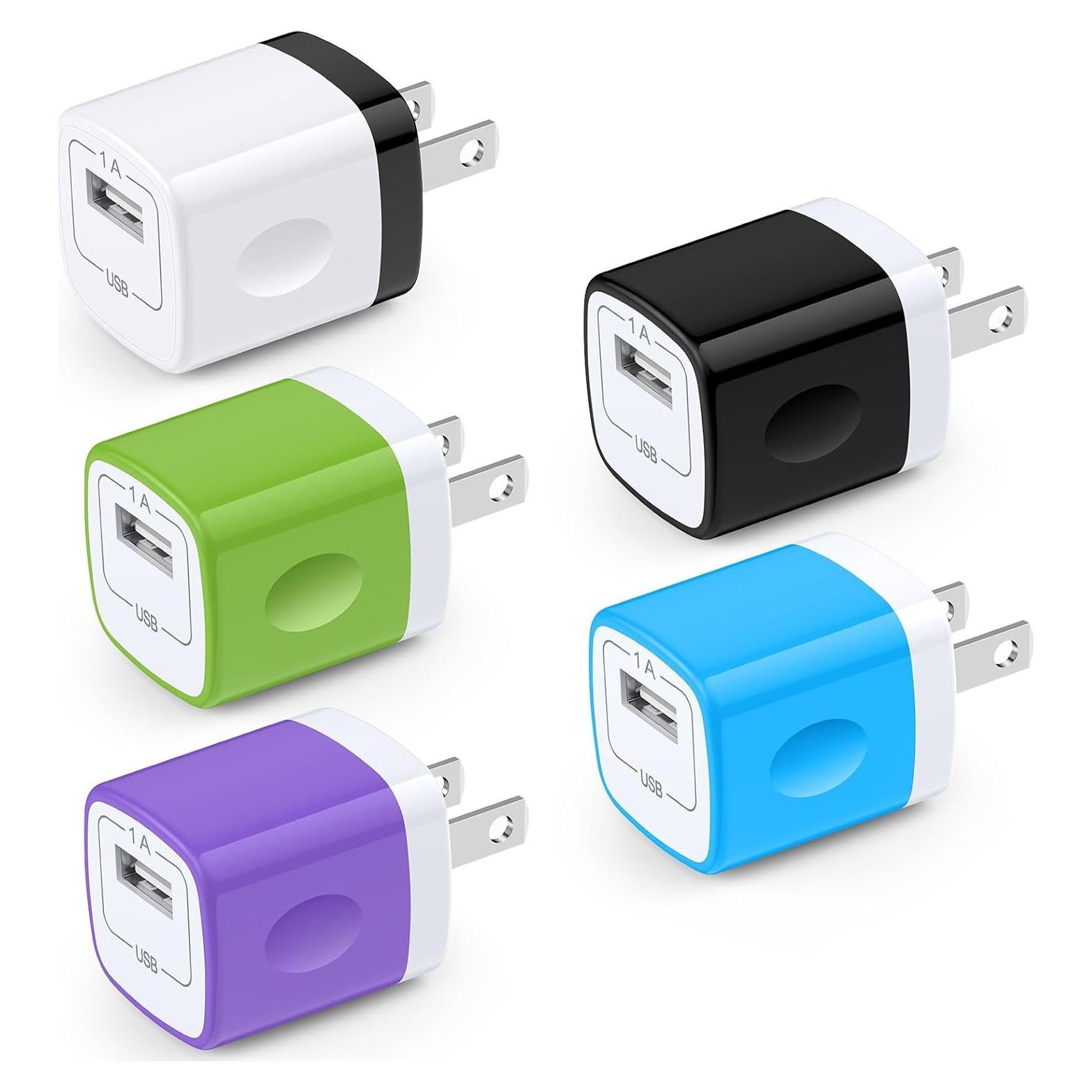 Adaptador de Pared USB 1A Cargador de 5 Unidades - Shenzhen
