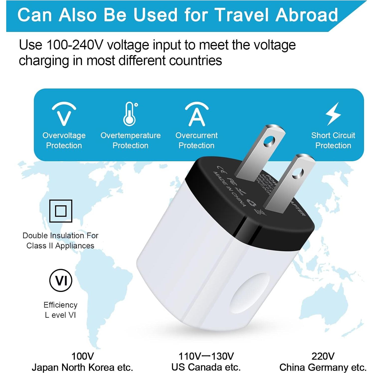 Adaptador de Pared USB 1A Cargador de 5 Unidades - Shenzhen