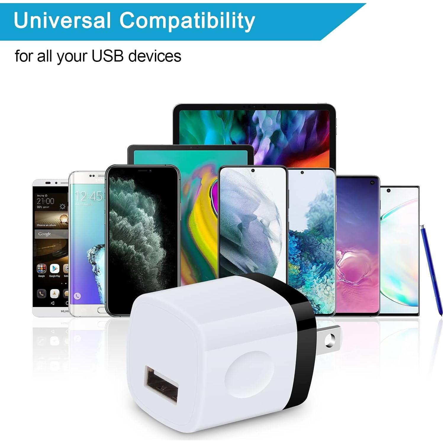 Adaptador de Pared USB 1A Cargador de 5 Unidades - Shenzhen