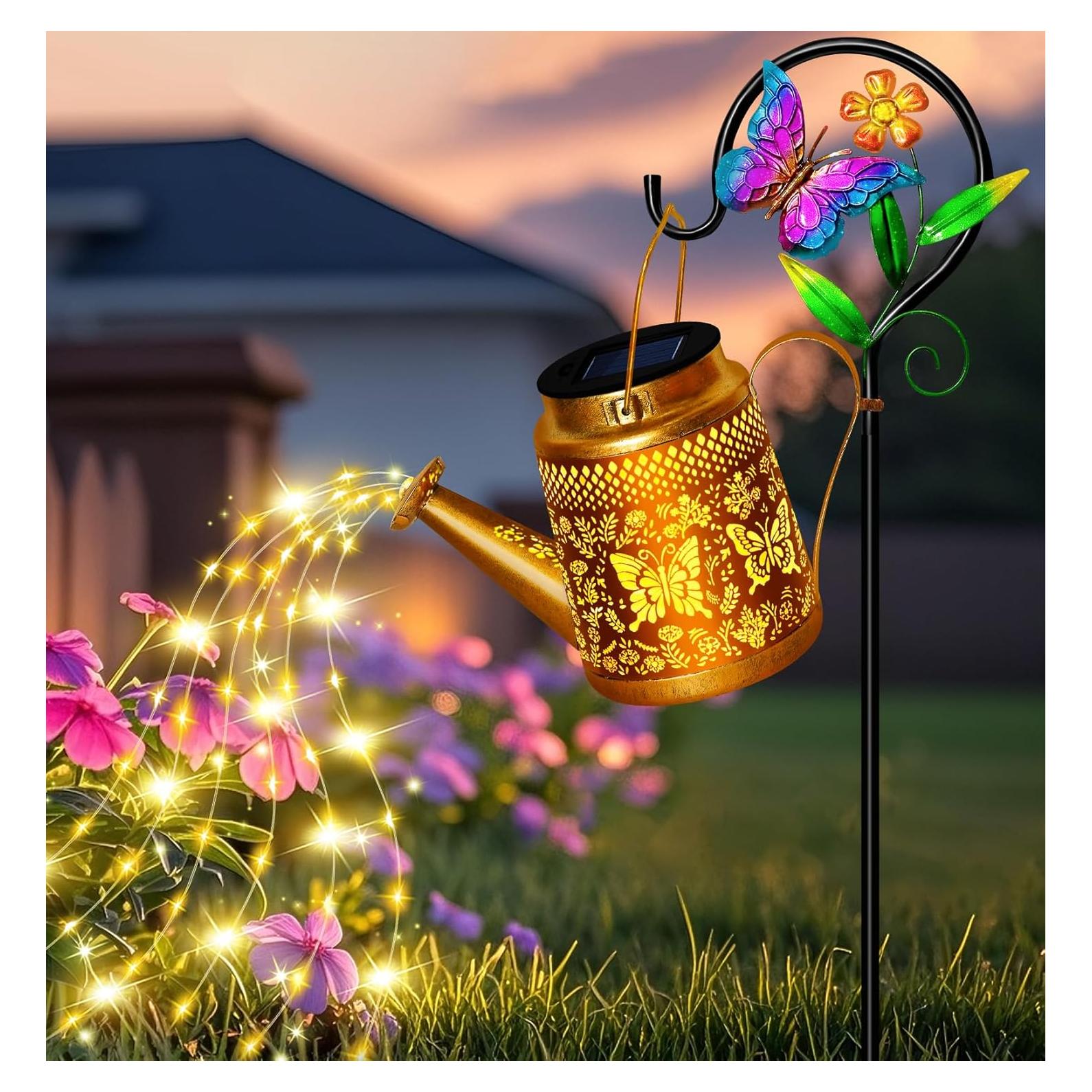 Lámpara Solar de Jardín TEDOF Mariposa Impermeable 12.7cm