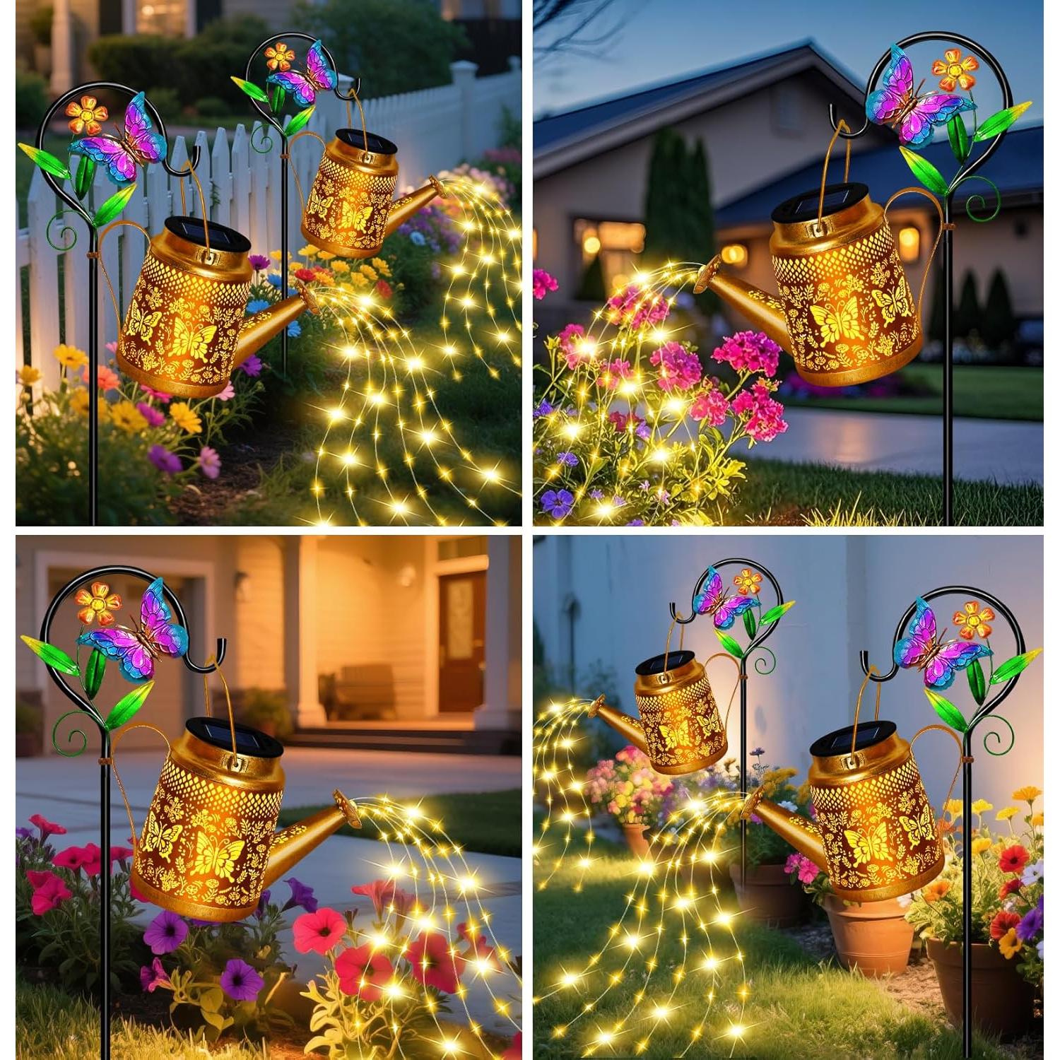 Lámpara Solar de Jardín TEDOF Mariposa Impermeable 12.7cm