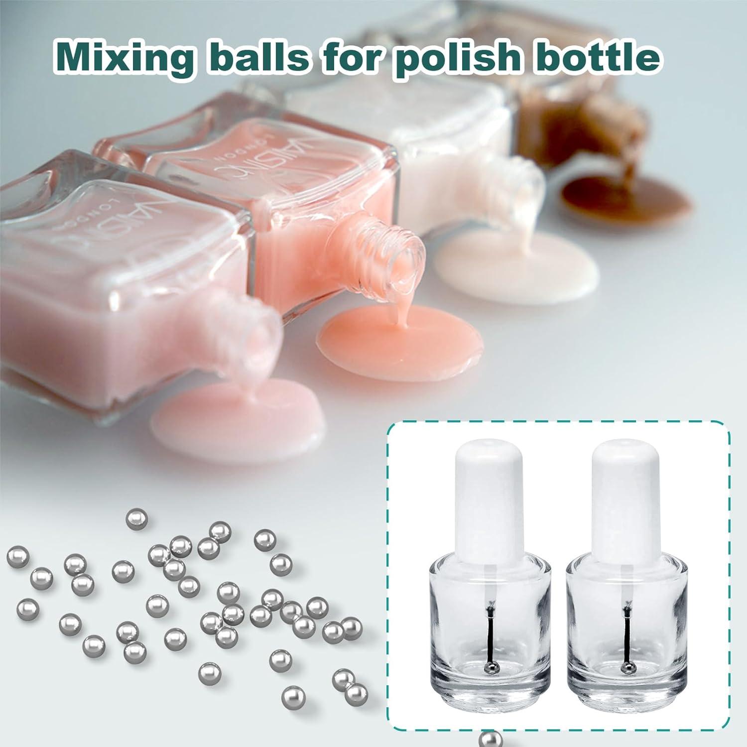 Bolas de Mezcla de Pintura ANCIRS 400 Pcs Acero Inoxidable 3mm