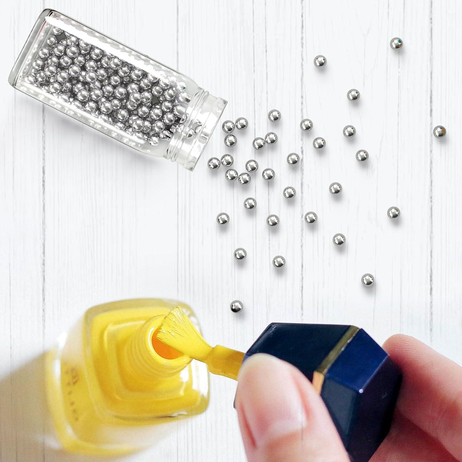 Bolas de Mezcla de Pintura ANCIRS 400 Pcs Acero Inoxidable 3mm