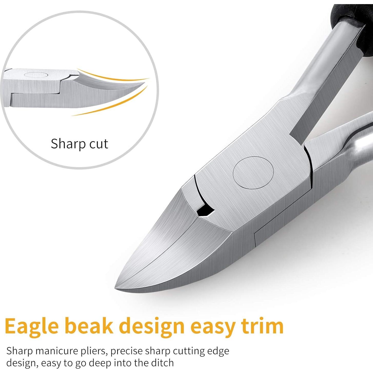 Cortauñas Profesional Aogeili para Uñas Gruesas y Encarnadas