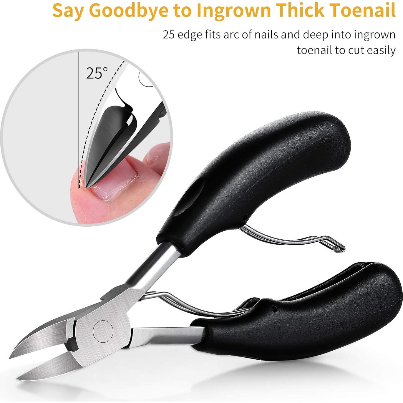 Cortauñas Profesional Aogeili para Uñas Gruesas y Encarnadas