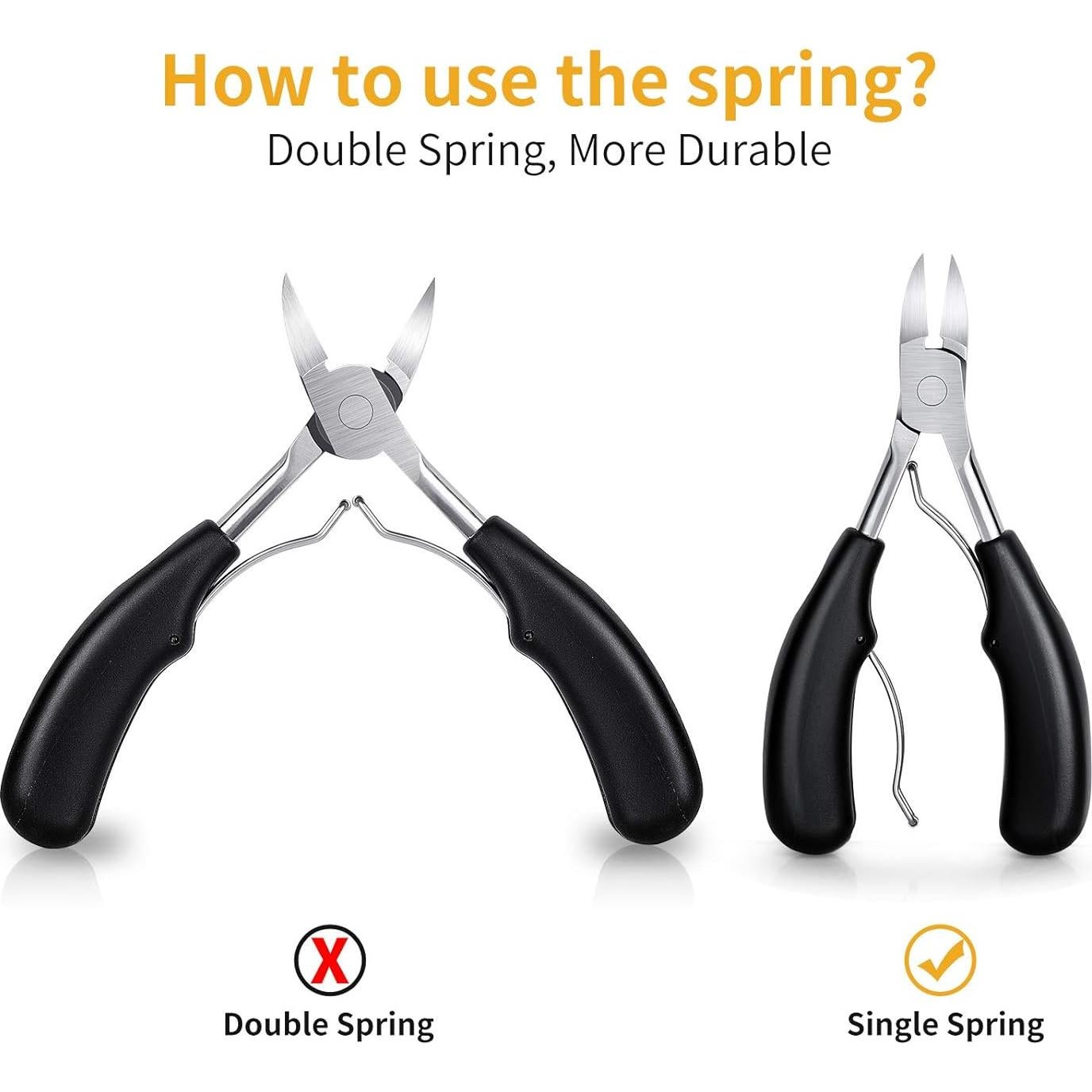 Cortauñas Profesional Aogeili para Uñas Gruesas y Encarnadas