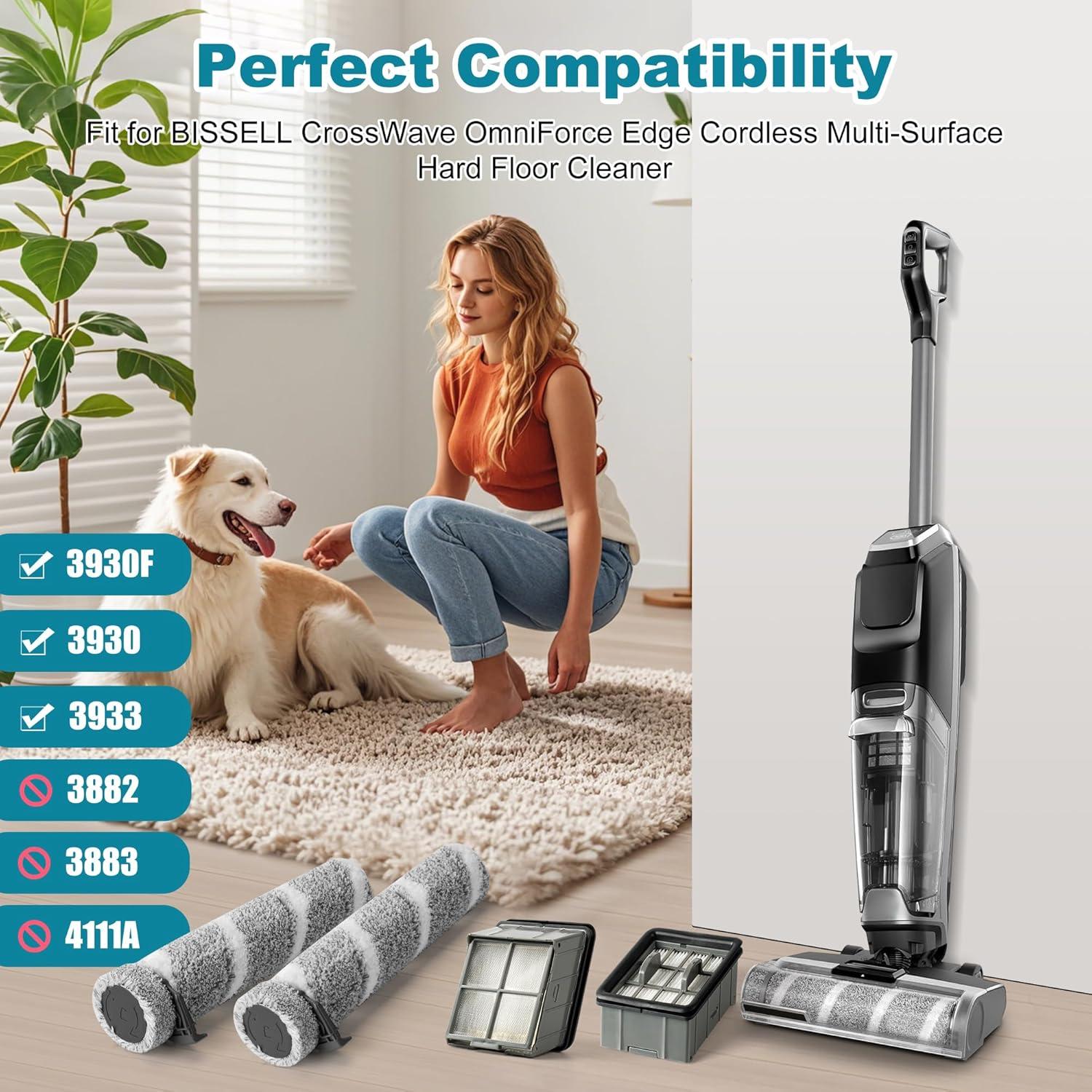 Kit de Filtros y Rodillos Bissell CrossWave OmniForce Edge