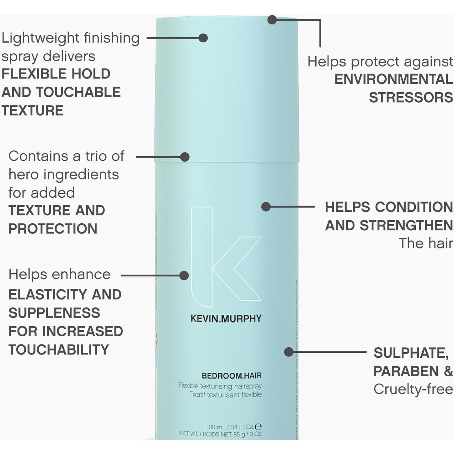 Spray texturizante flexible Kevin Murphy Bedroom Hair 100 mL