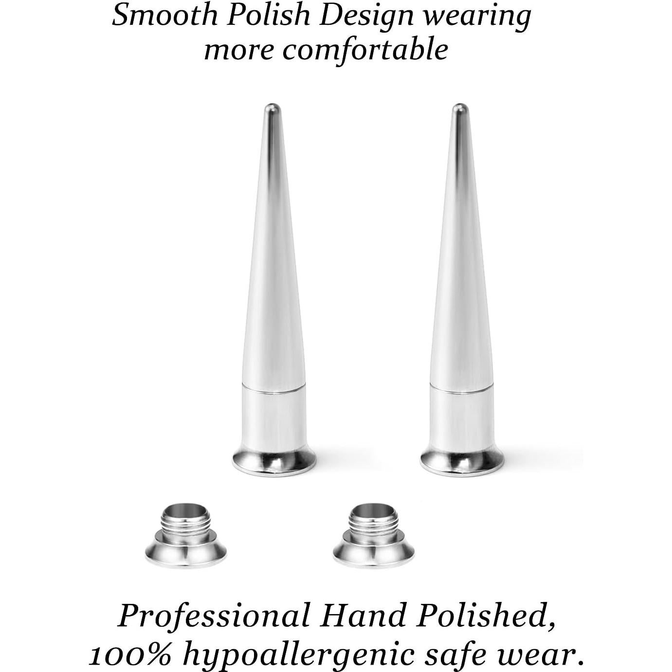 Kit de Estiramiento de Tapones para Orejas Vsnnsns 00G 10mm Acero Quirúrgico