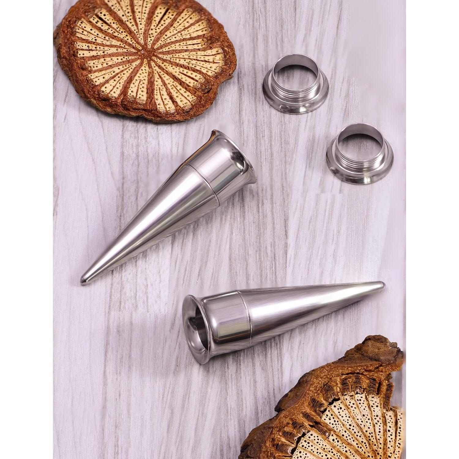 Kit de Estiramiento de Tapones para Orejas Vsnnsns 00G 10mm Acero Quirúrgico