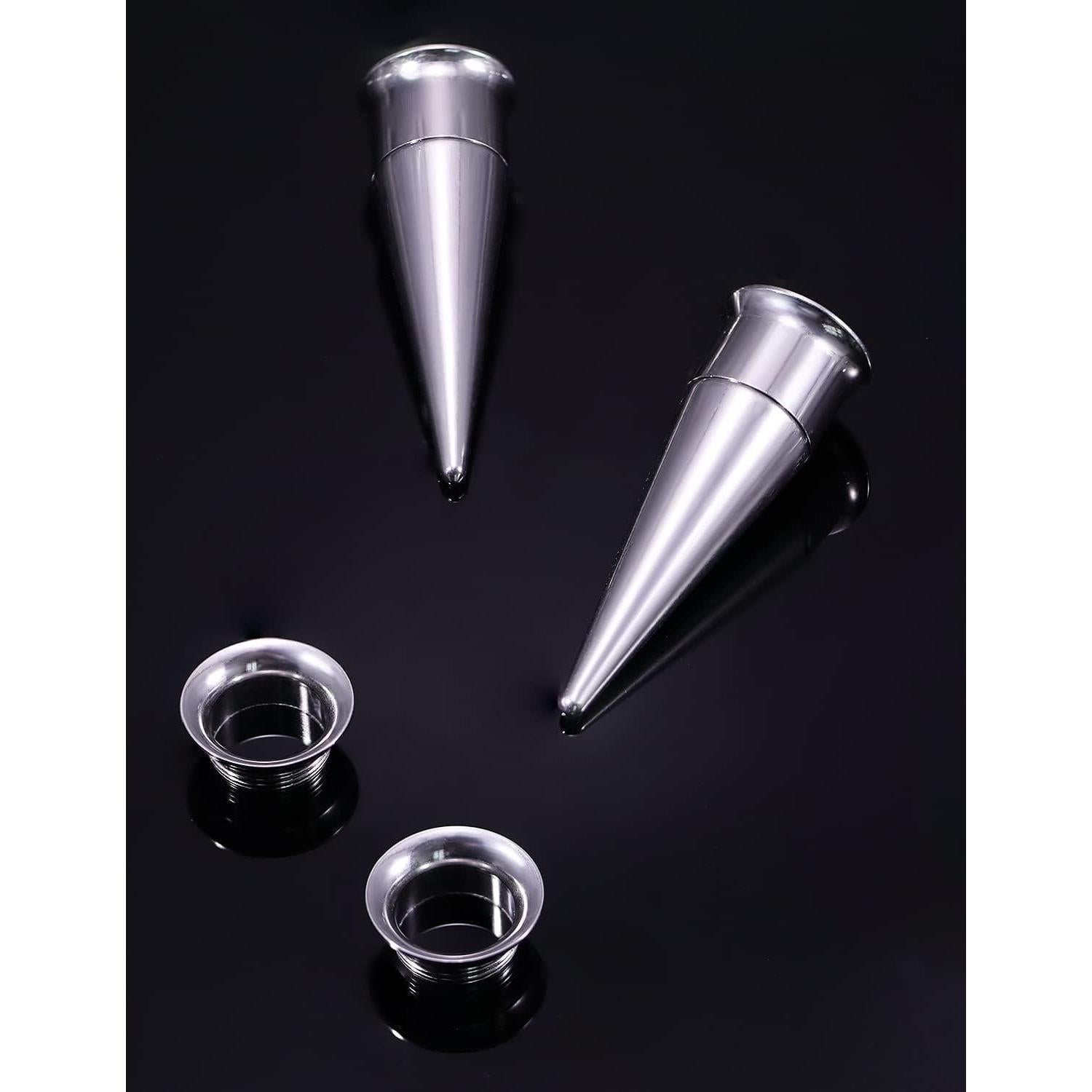 Kit de Estiramiento de Tapones para Orejas Vsnnsns 00G 10mm Acero Quirúrgico