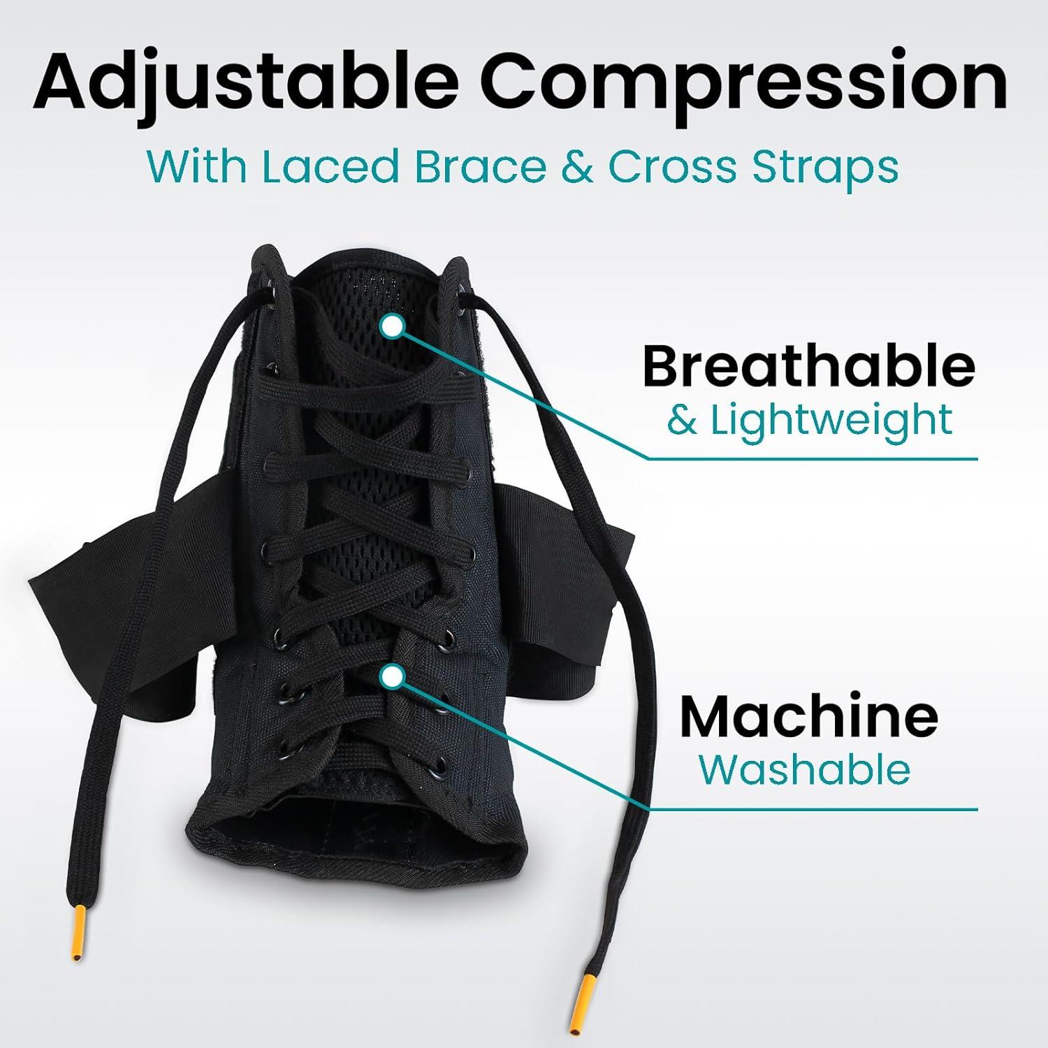 Férula de Tobillo Ajustable Vive Health - Soporte Unisex para Esguince