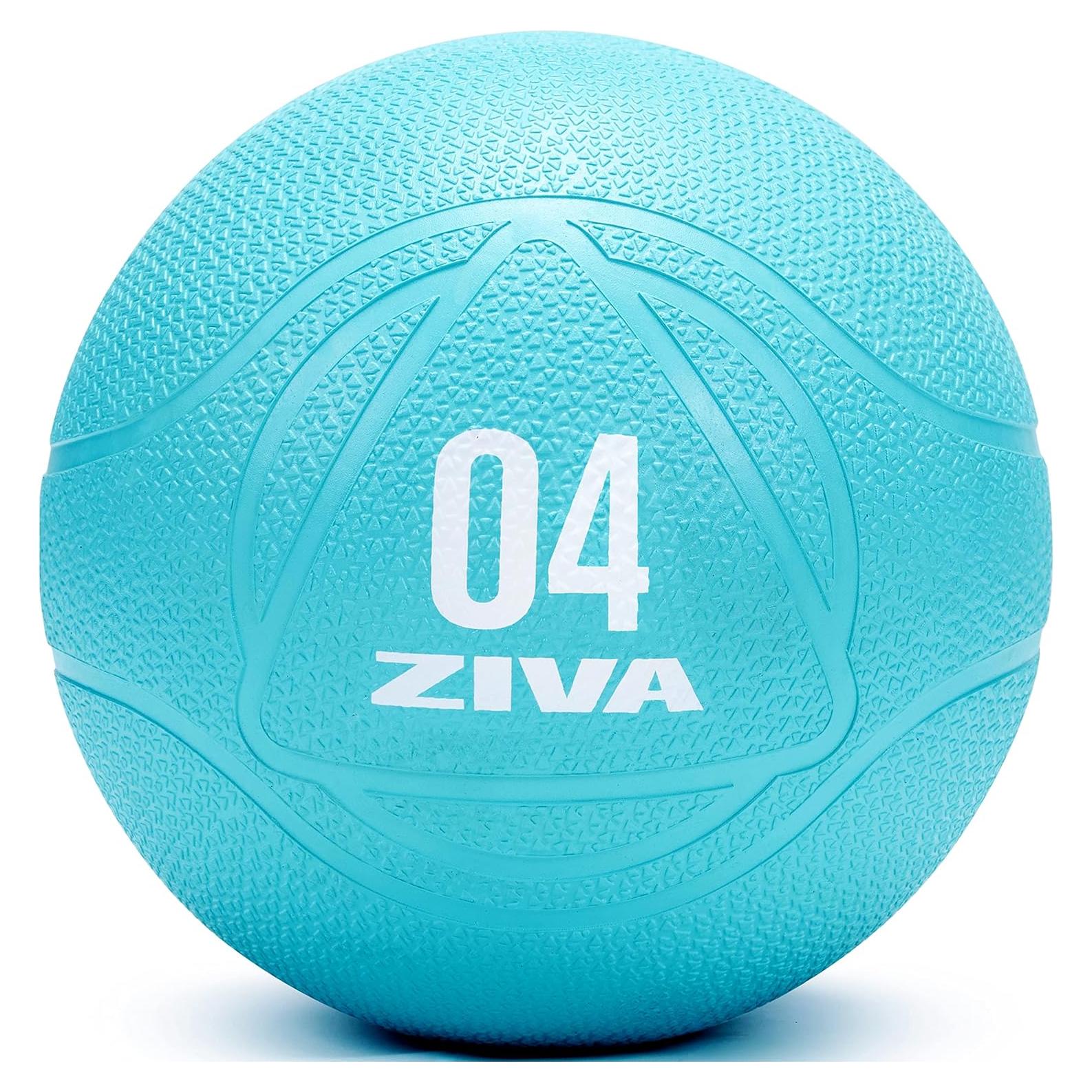 Bola Medicinal ZIVA 1.8 kg Turquesa - Goma Texturizada