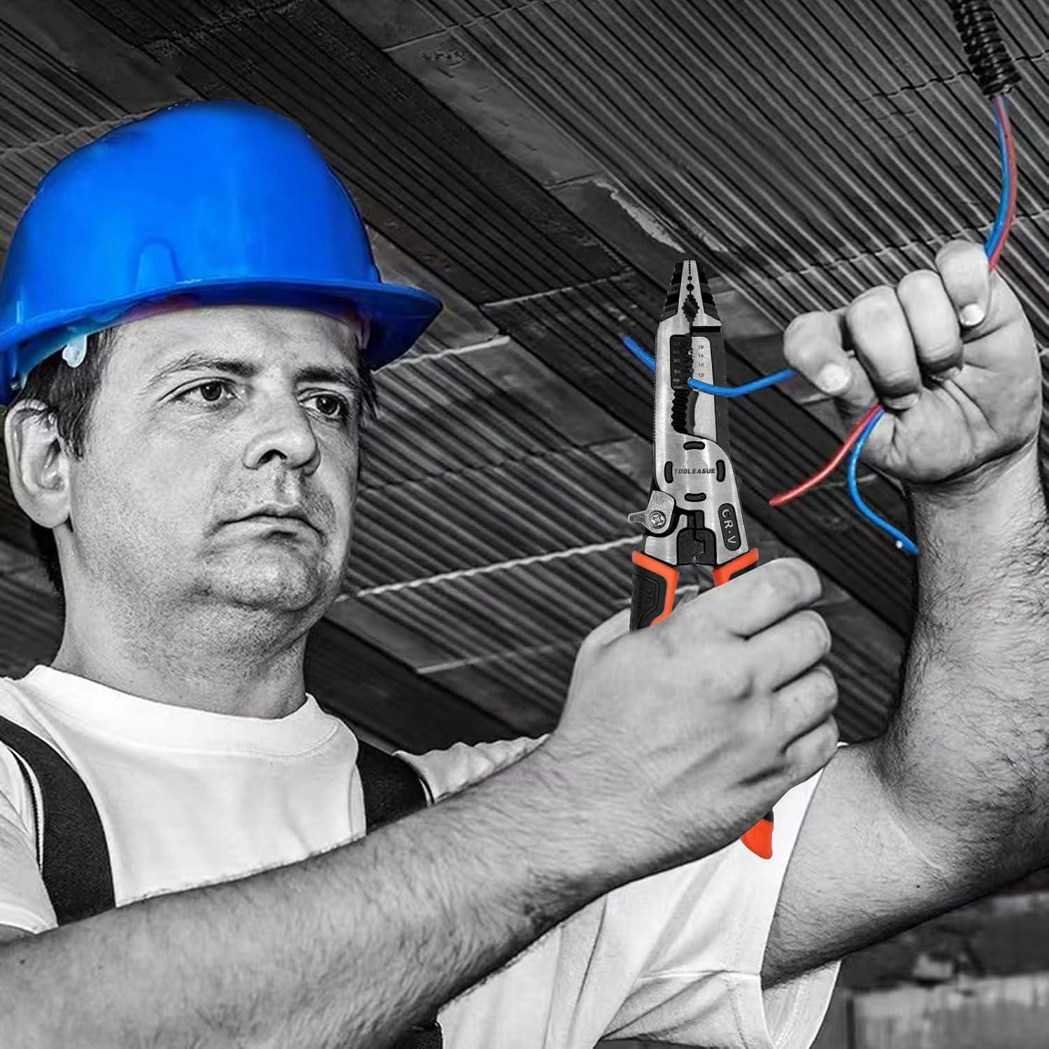 TOOLEAGUE Herramienta Desforradora 9 en 1 Multifuncional