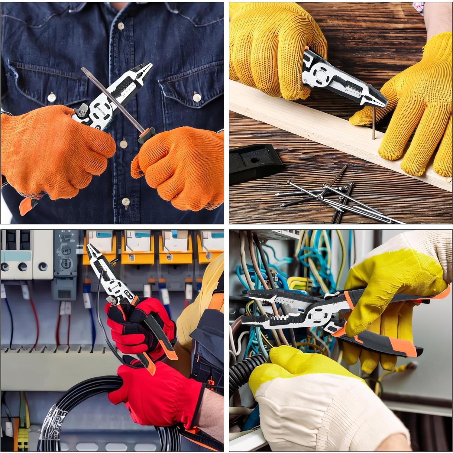 TOOLEAGUE Herramienta Desforradora 9 en 1 Multifuncional