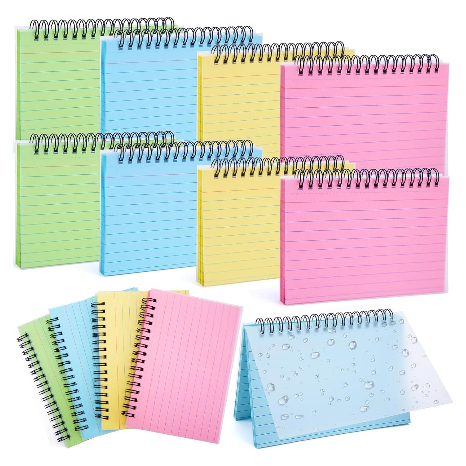 Koogel 400 Tarjetas de Índice 10x15 cm con Cubiertas Impermeables