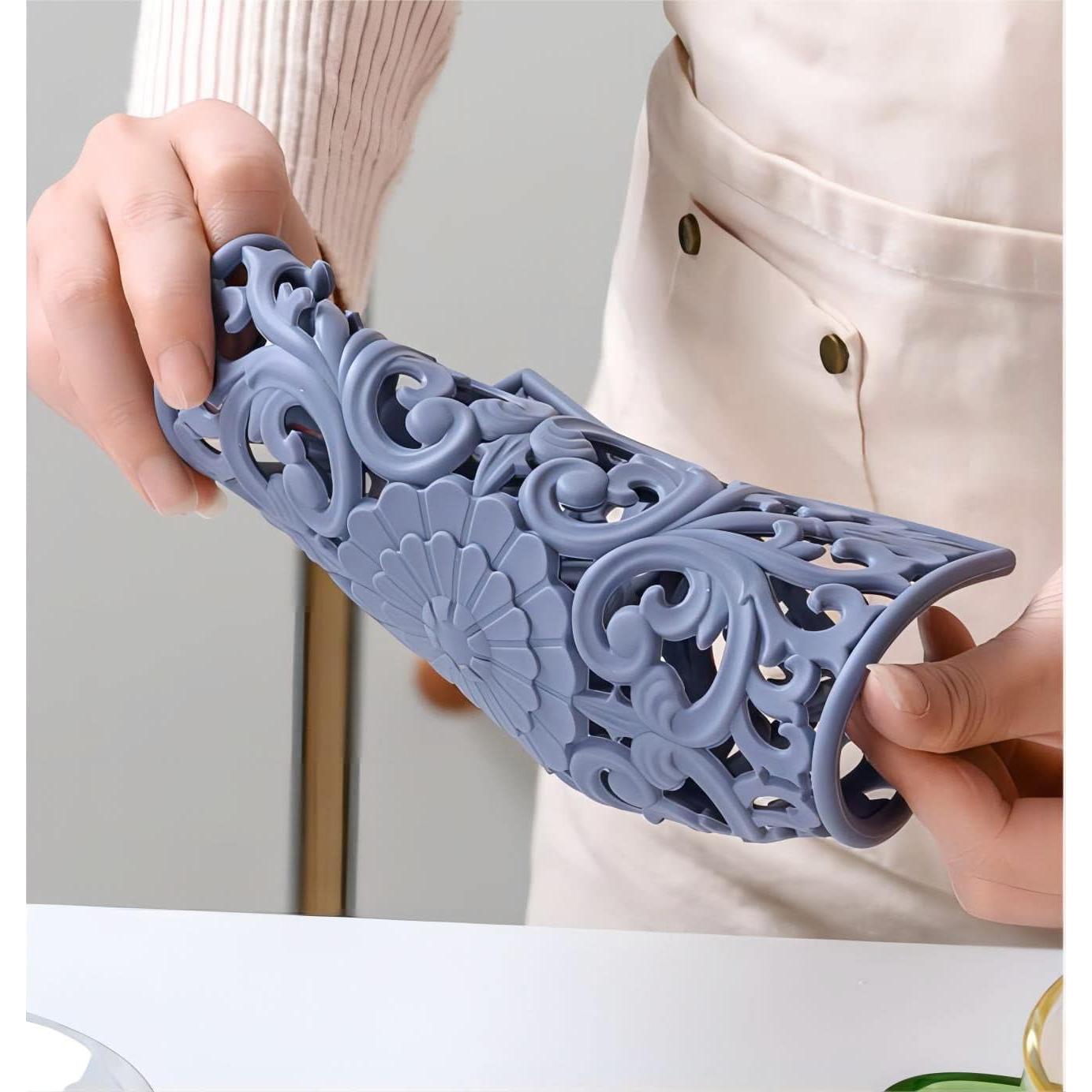 Trivetes de Silicona Kalsreui 3 Piezas Gris 18x18 cm