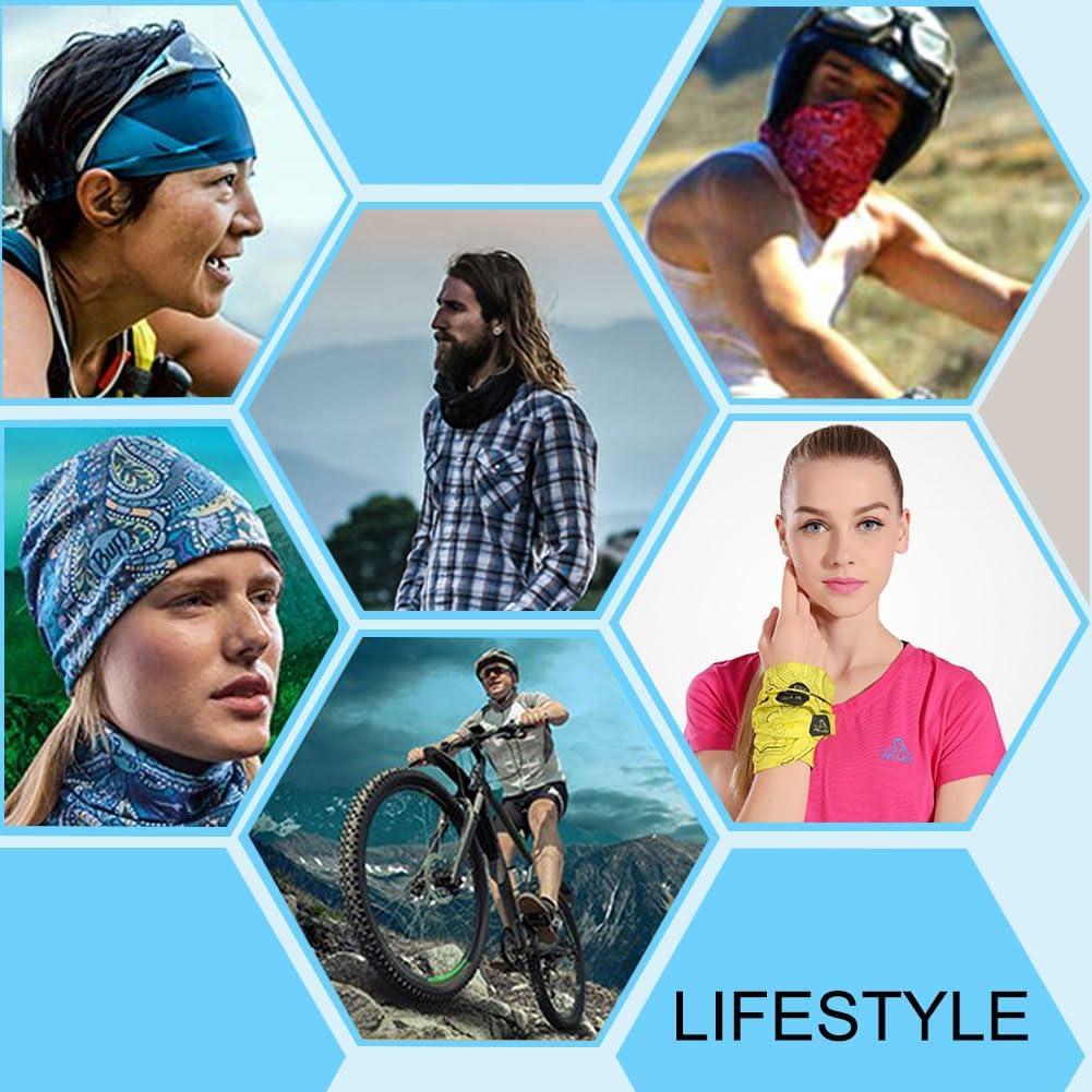 6 Piezas Banda Mágica Multifuncional Leasinder - Diadema y Más