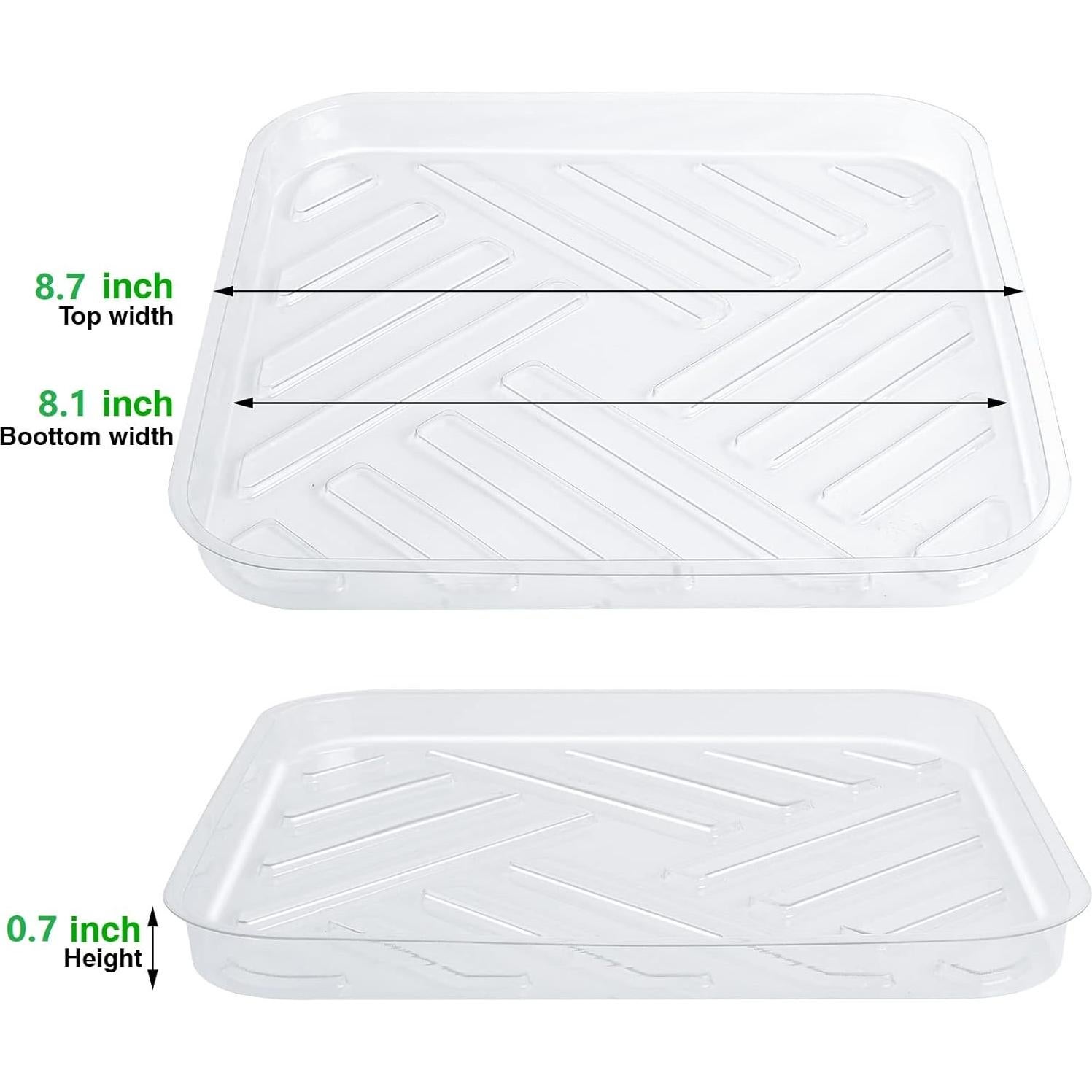Plato de Plástico Idyllize 21.6 cm para Macetas - 5 Pack