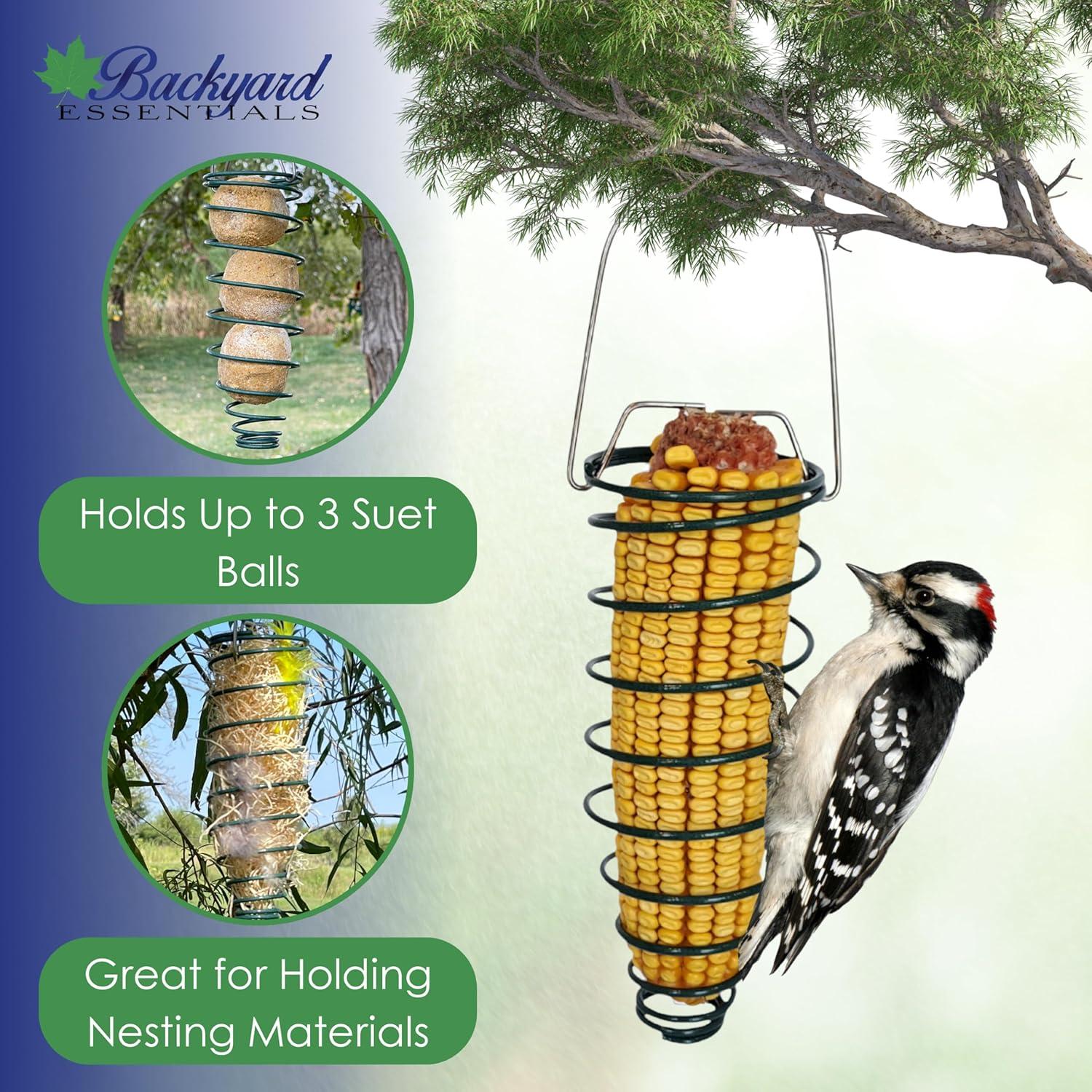 Comedero para Ardillas Backyard Essentials - Soporte Metal 19cm