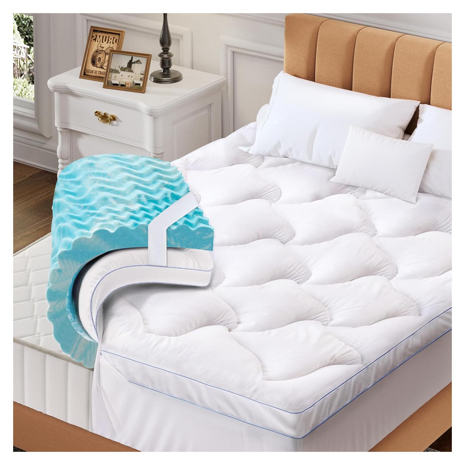 Colchón Topper Espuma Viscoelástica AMICLIBER Reina 10 cm