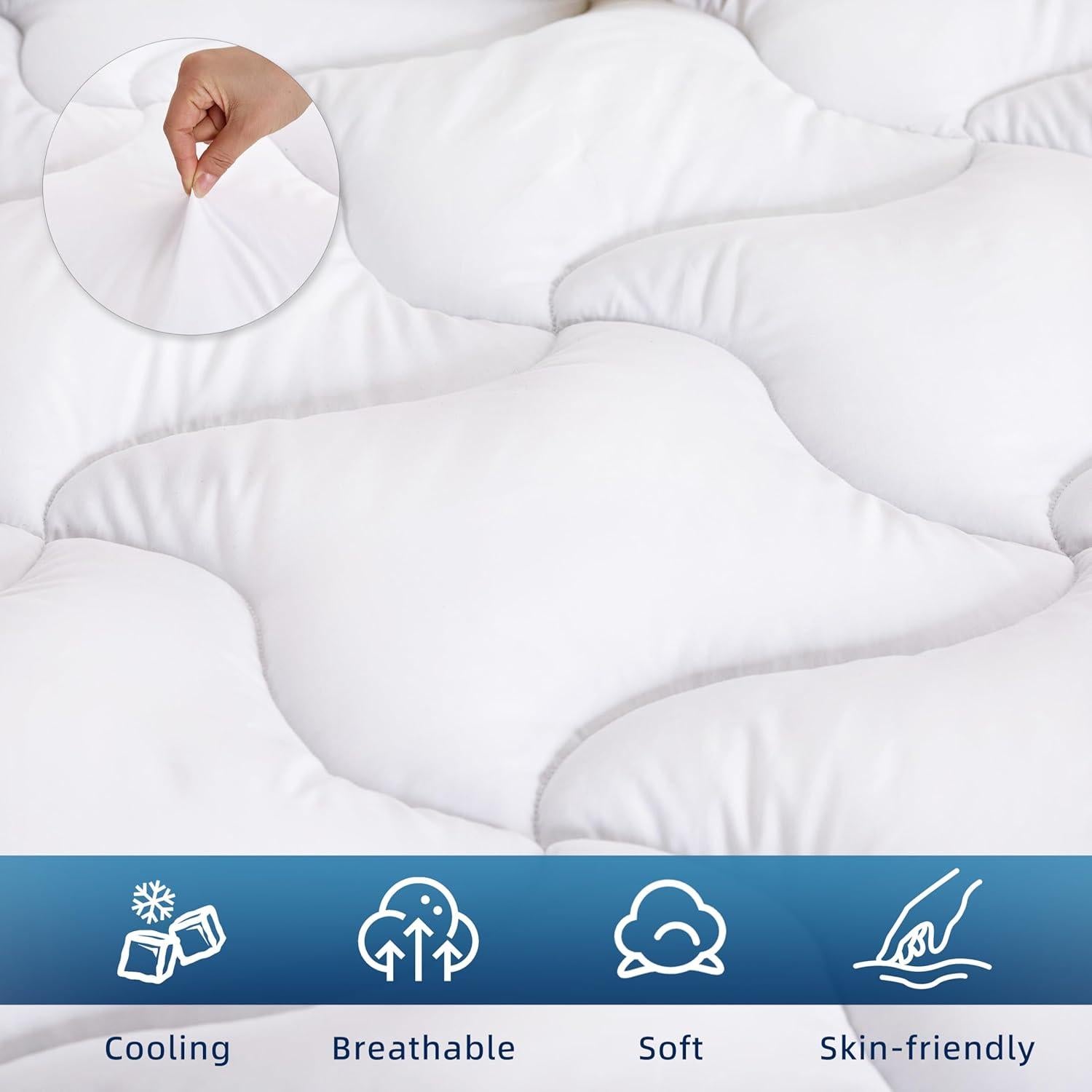 Colchón Topper Espuma Viscoelástica AMICLIBER Reina 10 cm