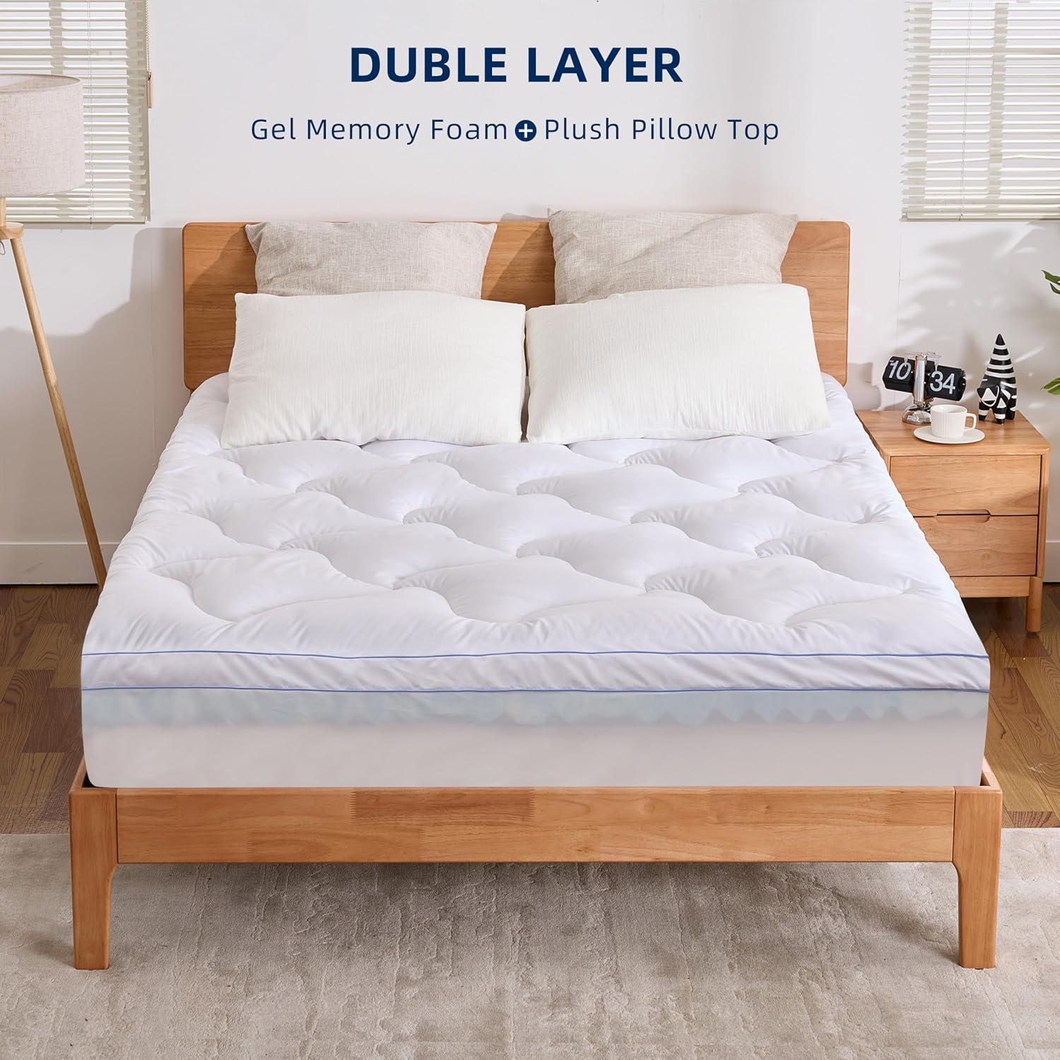 Colchón Topper Espuma Viscoelástica AMICLIBER Reina 10 cm