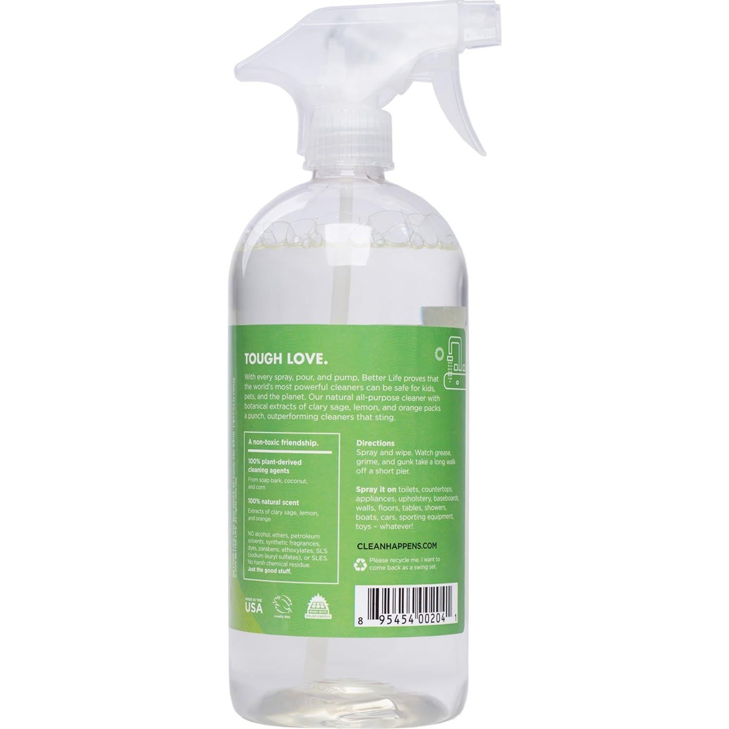 Limpiador Multiusos Better Life 32oz Salvia Clary y Cítricos