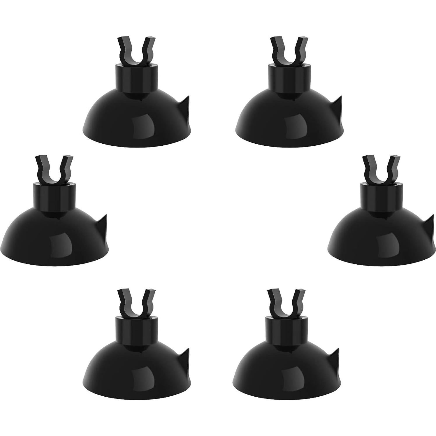 Pinzas de Ventosa Pawfly para Tubos de Aire de Acuario - Paquete de 20