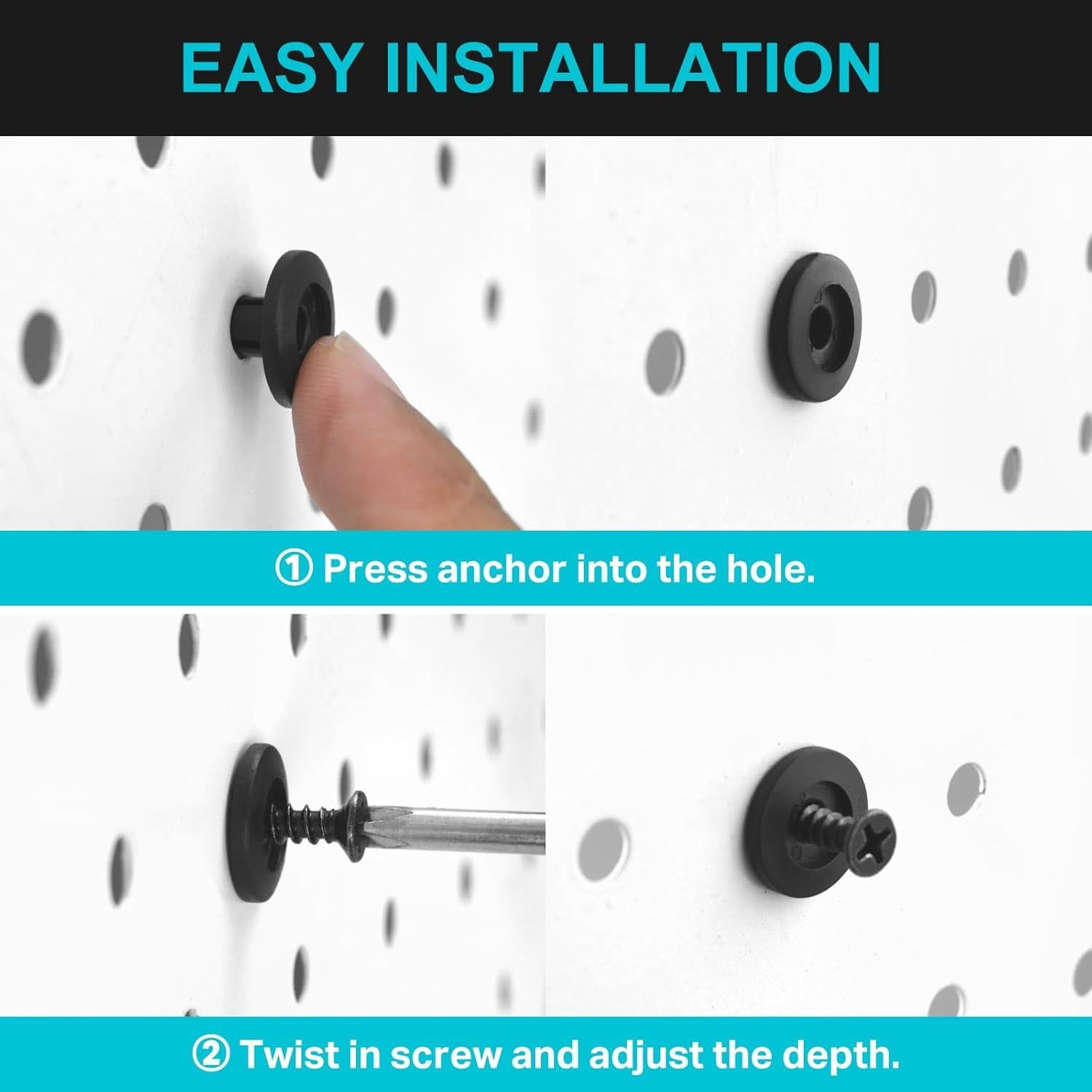 Ganchos de Perforación G.CORE - 40 Unidades para Tableros