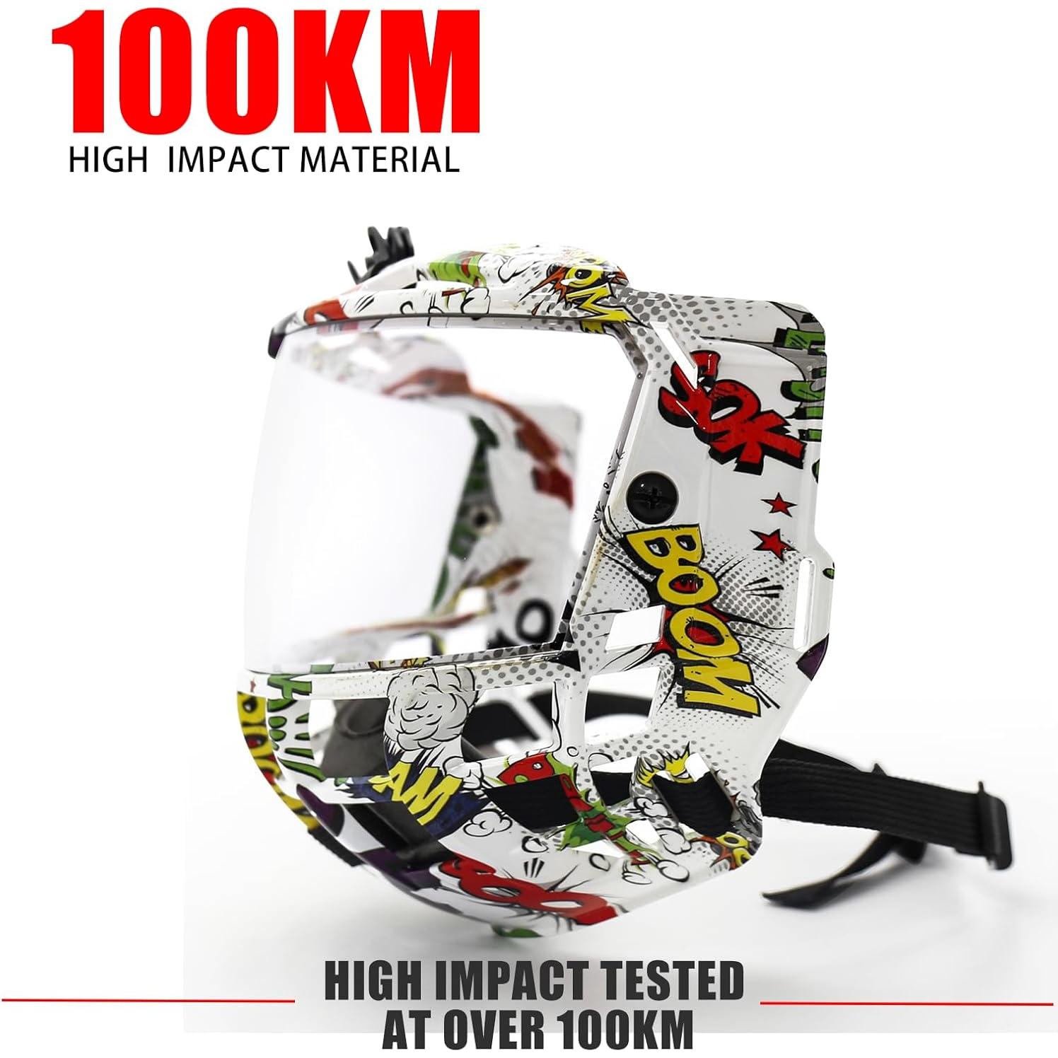 Visera Completa GY PC018-JR para Casco de Hockey Junior