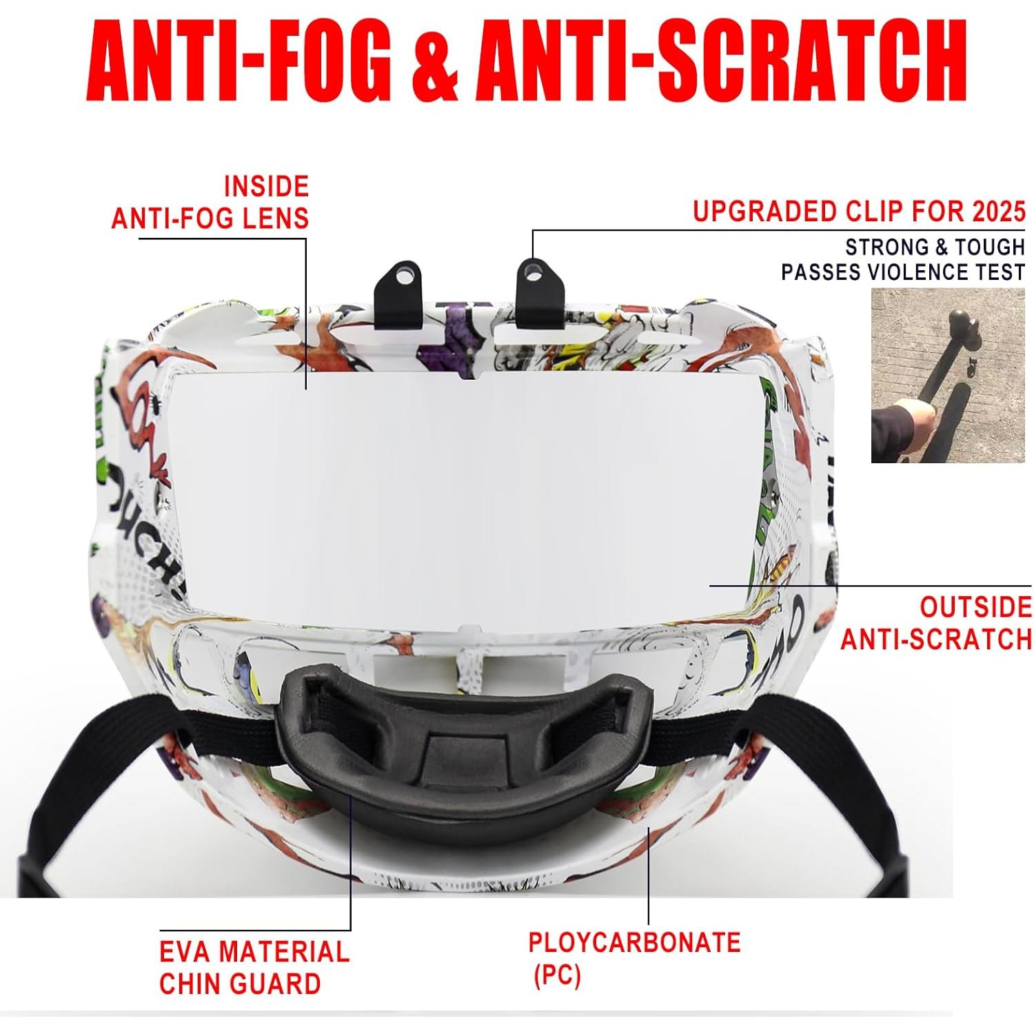 Visera Completa GY PC018-JR para Casco de Hockey Junior