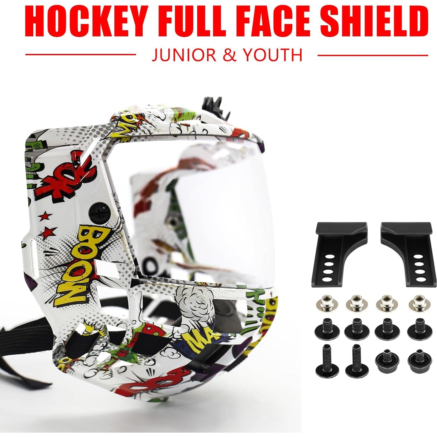 Visera Completa GY PC018-JR para Casco de Hockey Junior