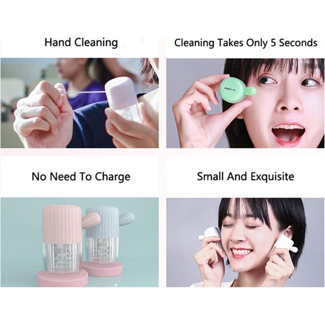 Máquina Limpiadora de Lentes de Contacto MUDOR Rosa Cereza