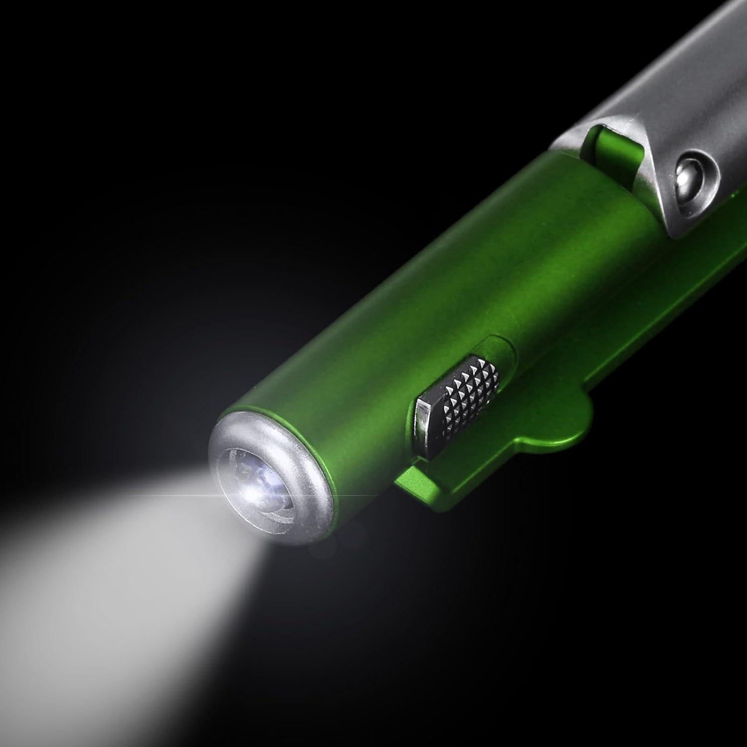 Bolígrafo Estilógrafo Multifuncional MECCANIXITY Verde 4 en 1