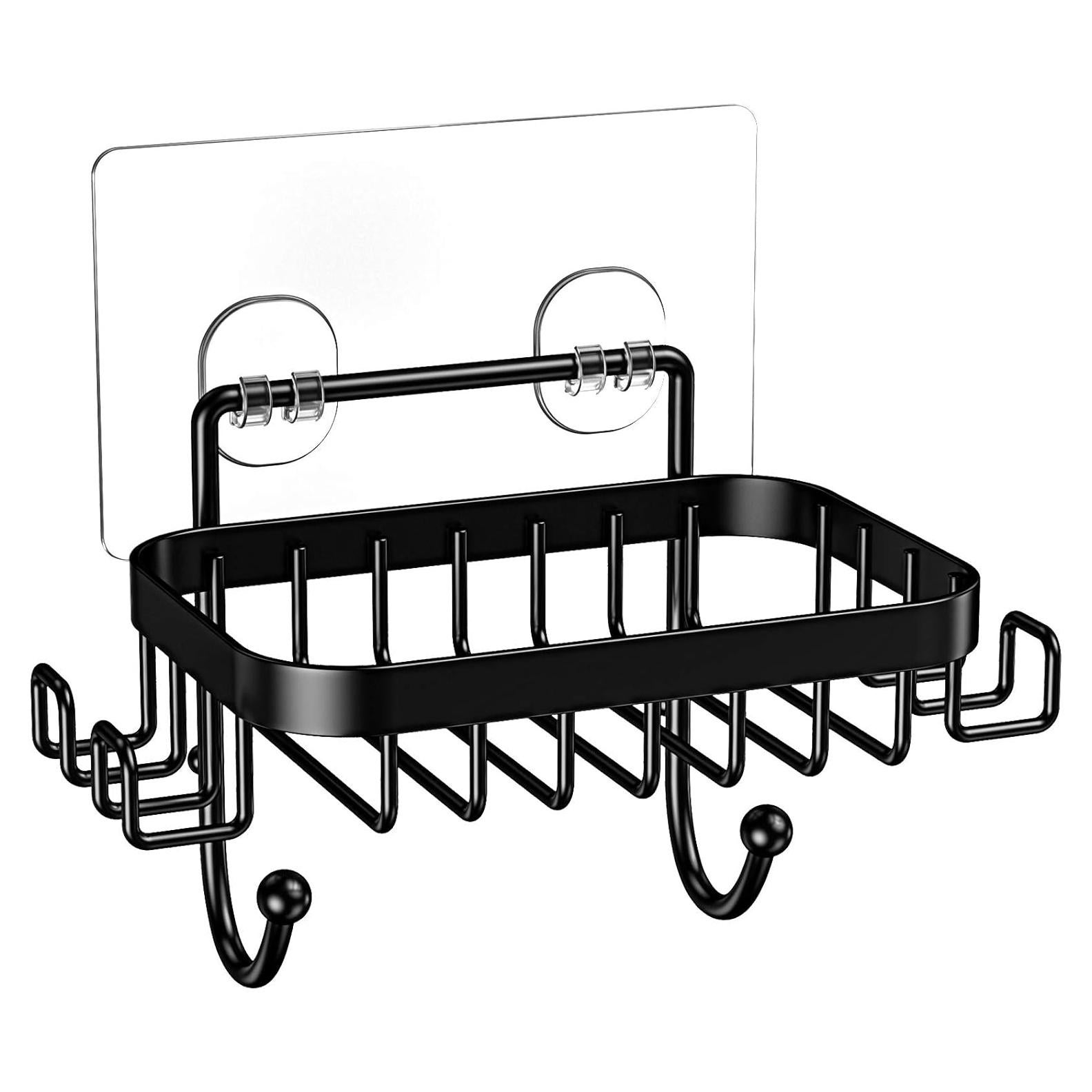 Soporte para Jabón ODesign Acero Inoxidable Negro 6 Ganchos