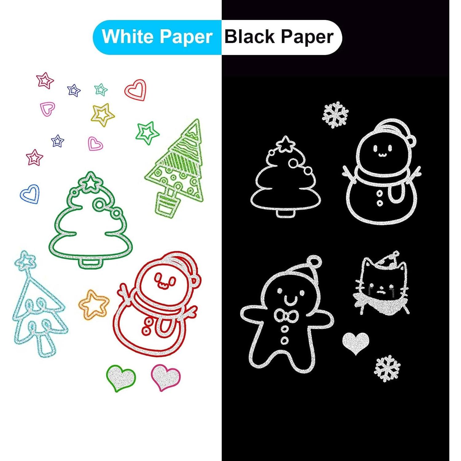 Set de 12 Marcadores Metálicos Hoxida Doble Línea Brillantes