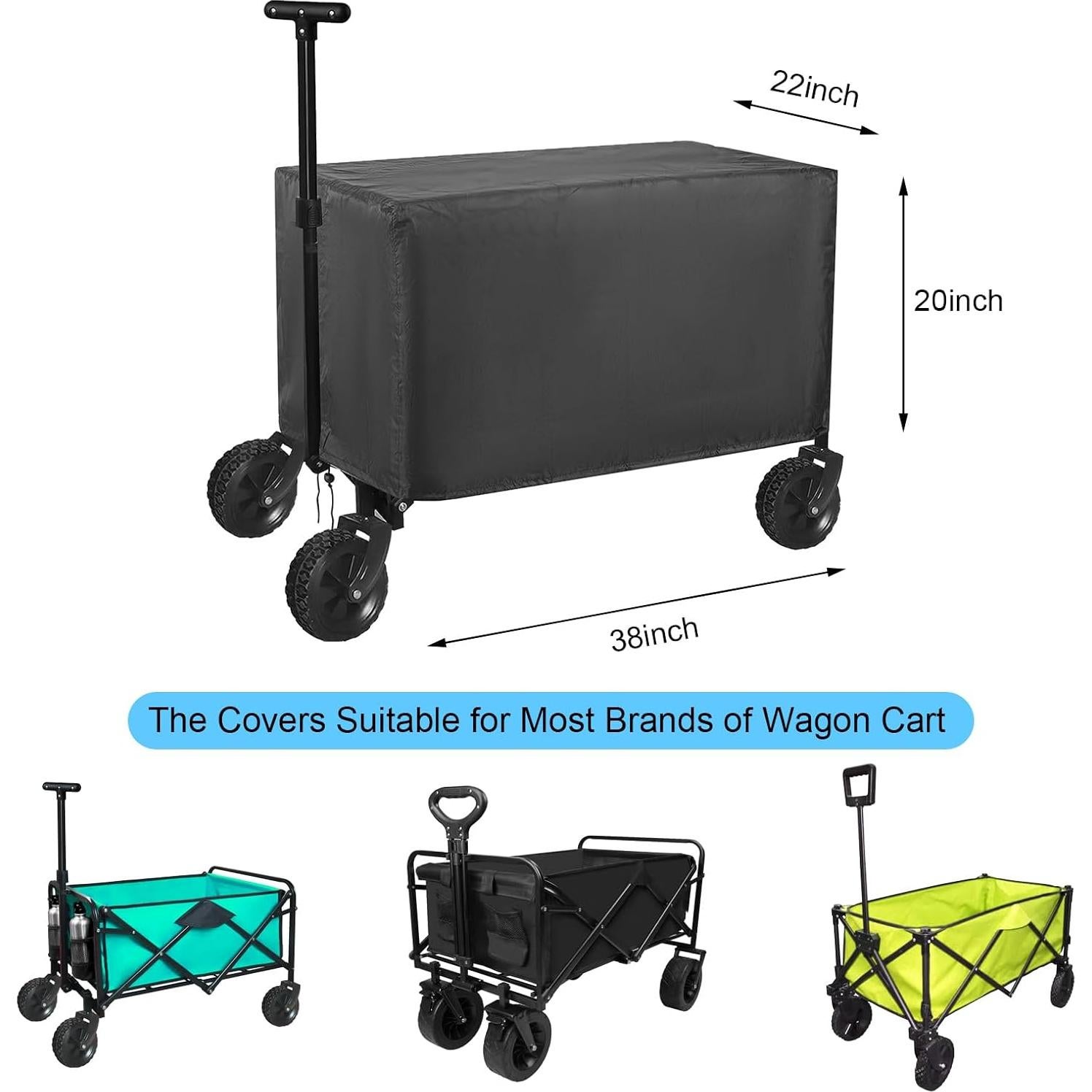 Cubierta de Carro Impermeable SEJGGKQ 96.5x55.9x50.8 cm