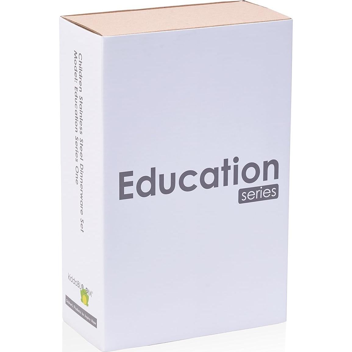 Juego de Vajilla Infantil de Acero Inoxidable Kiddobloom - 3 Piezas